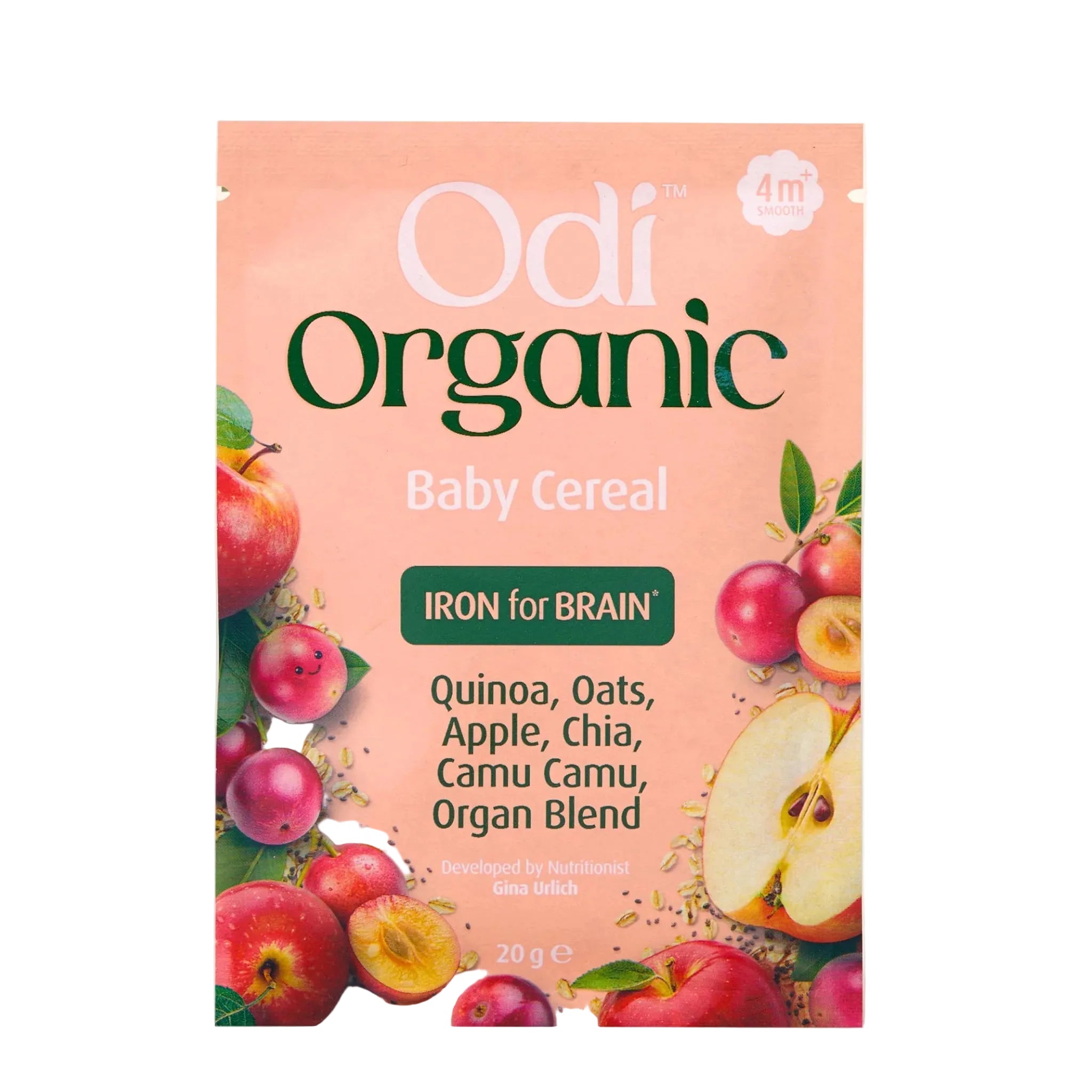 odi nutrition orgnic baby cereal puree powder