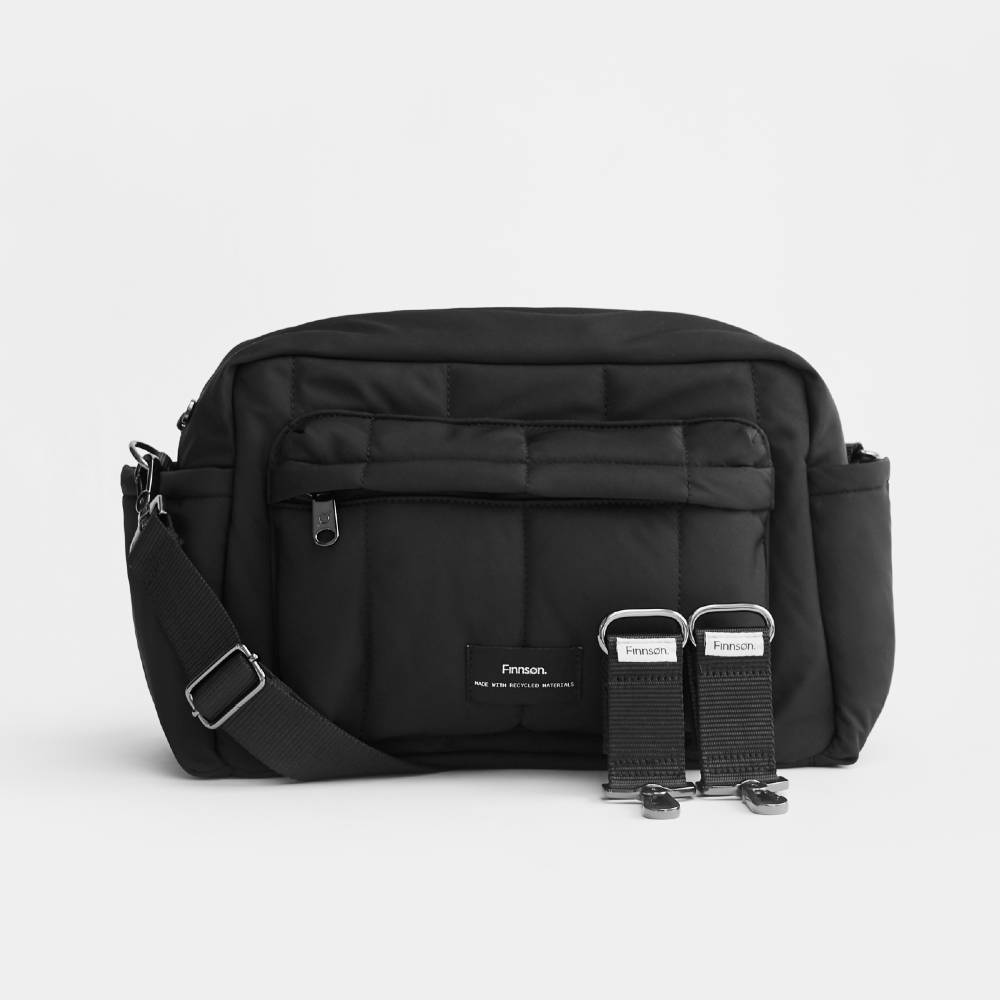 Finnson Freya Eco Oversized Stroller Organiser | Black