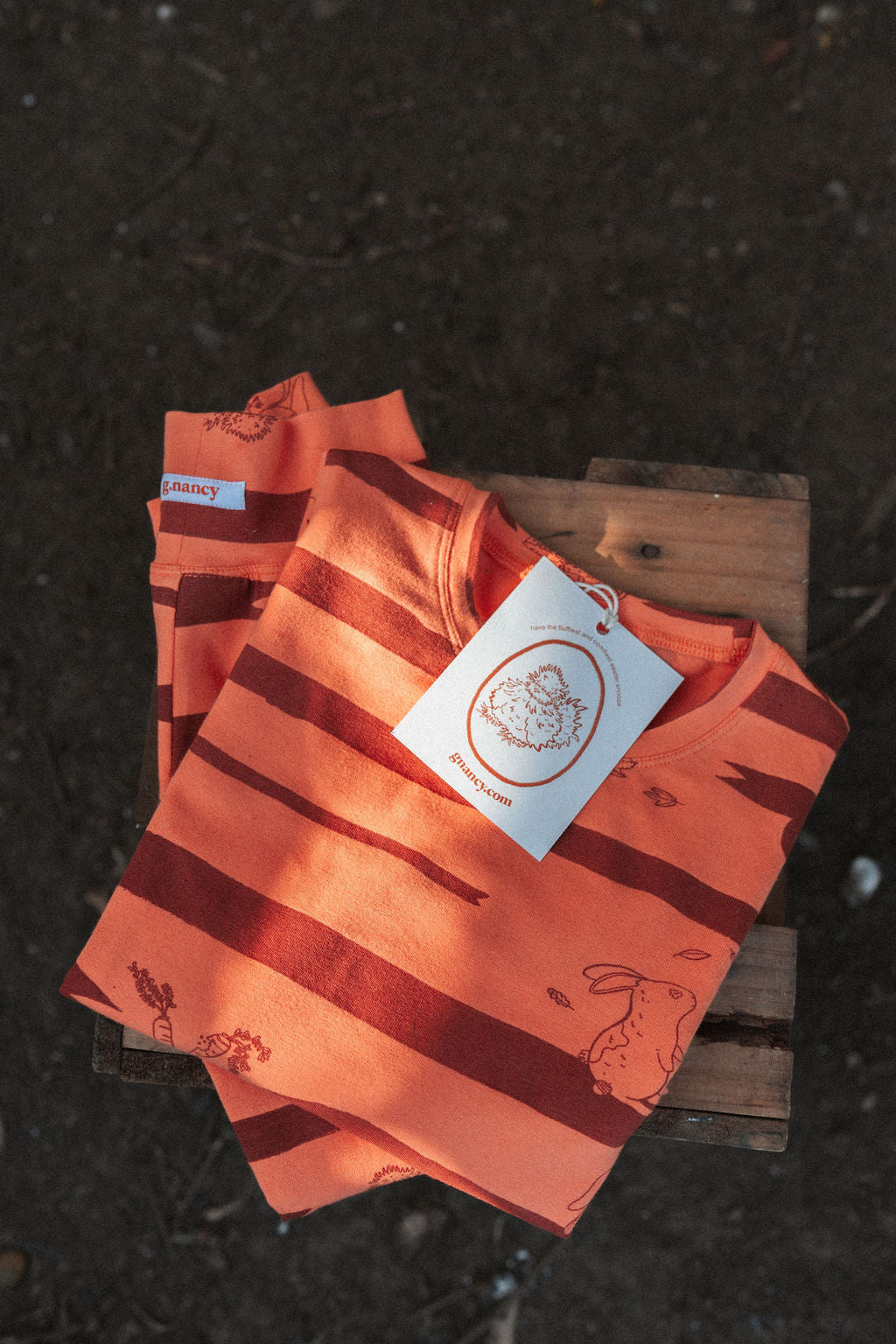 Organic Long Sleeve Pyjamas | Fluffy Easter Fiesta