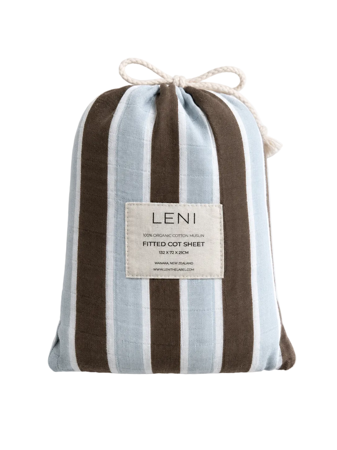 Hank stripe bassinet sheet