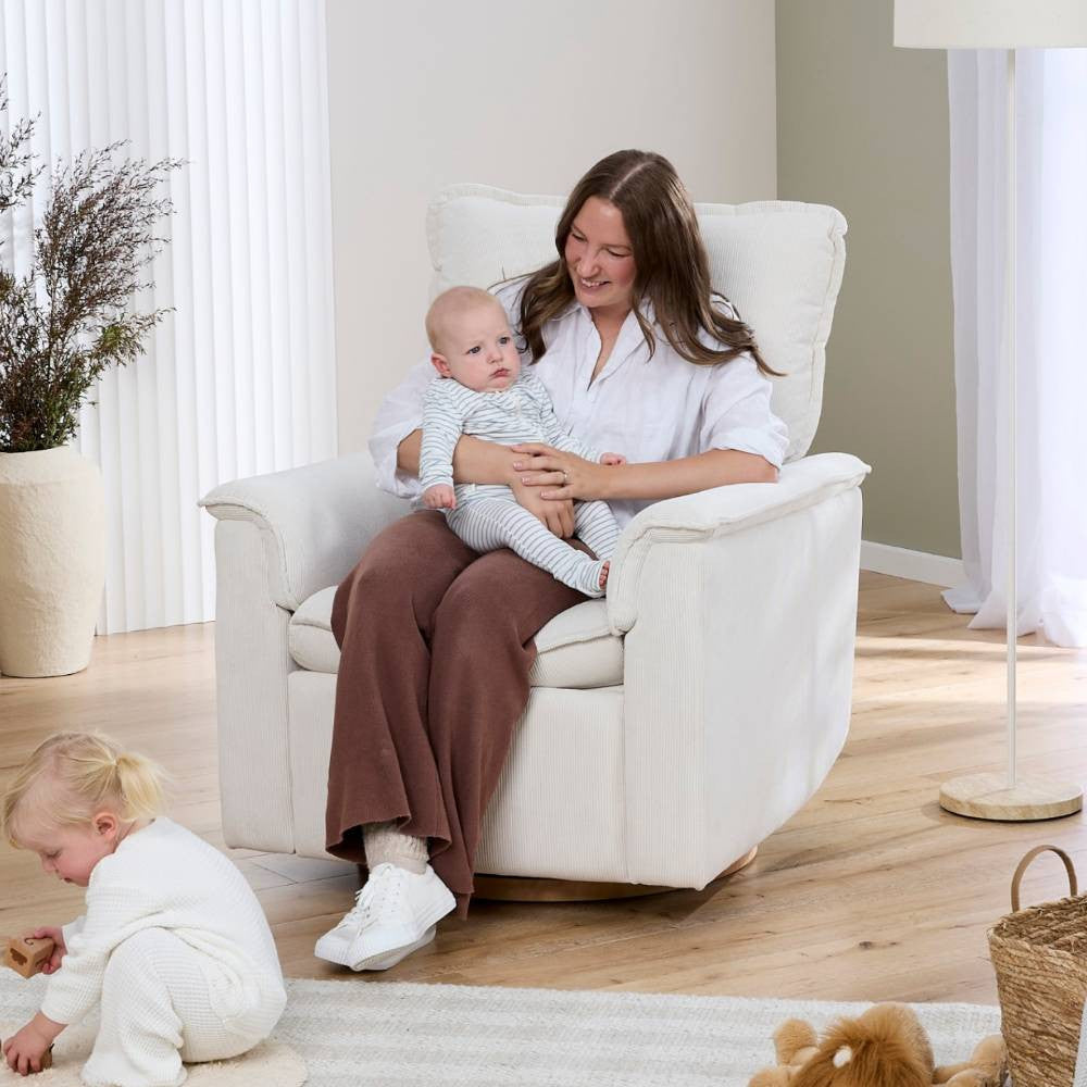 Il Tutto Louie Electric Recliner Chair - Coconut Corduroy