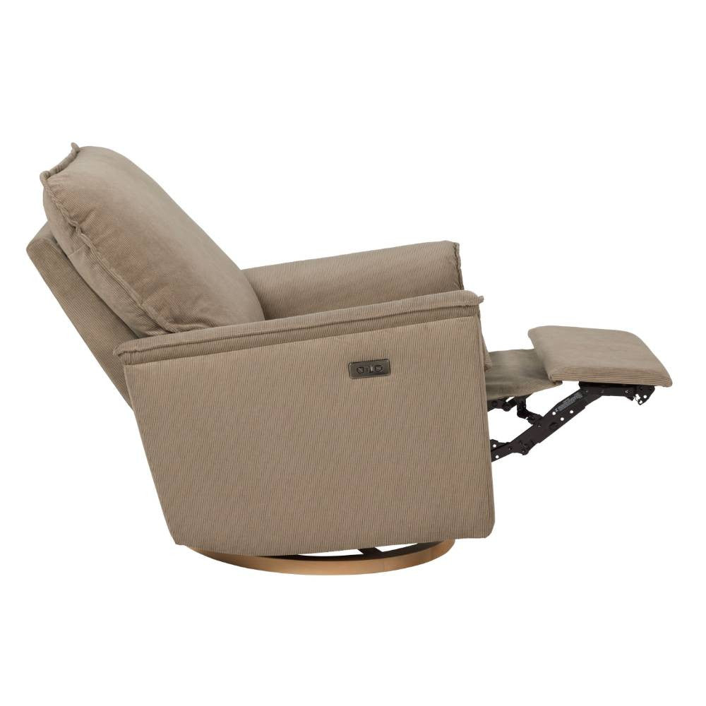 Il Tutto Louie Electric Recliner Chair - Mocha Corduroy