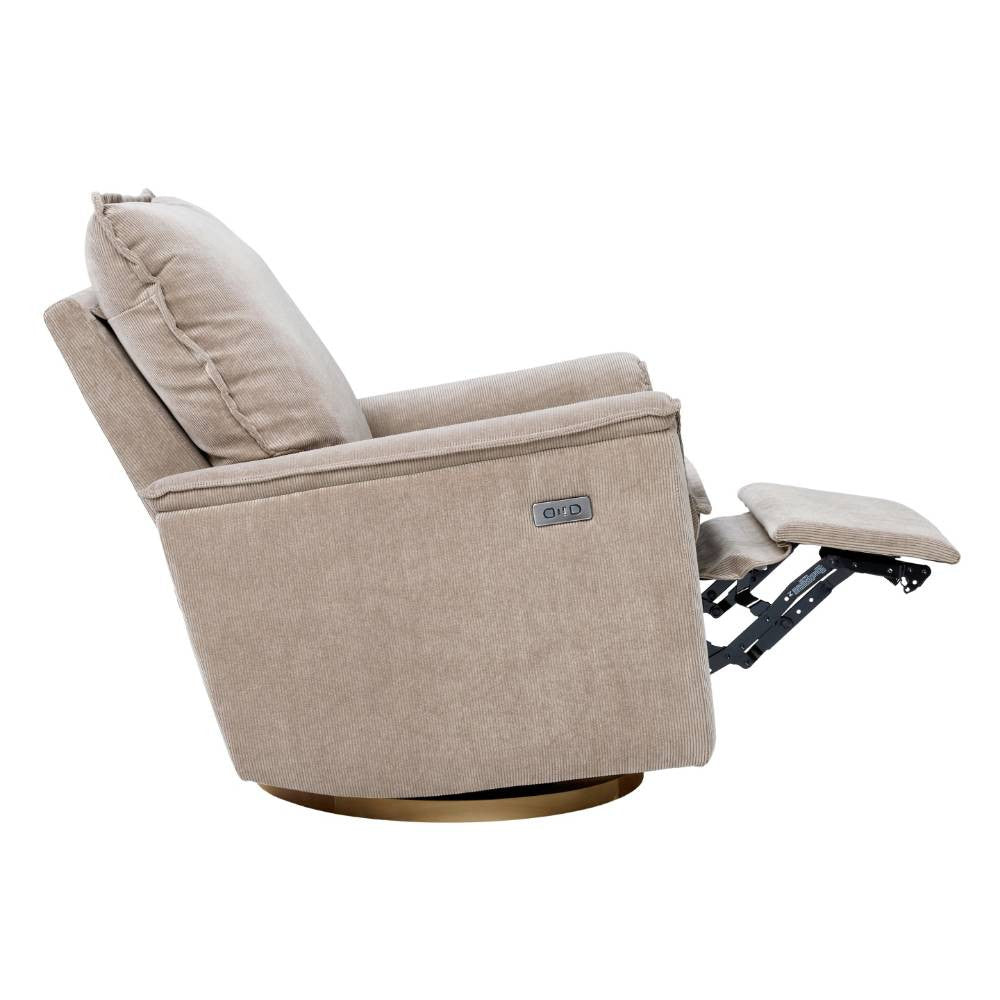 Il Tutto Louie Electric Recliner Chair - Taupe Corduroy