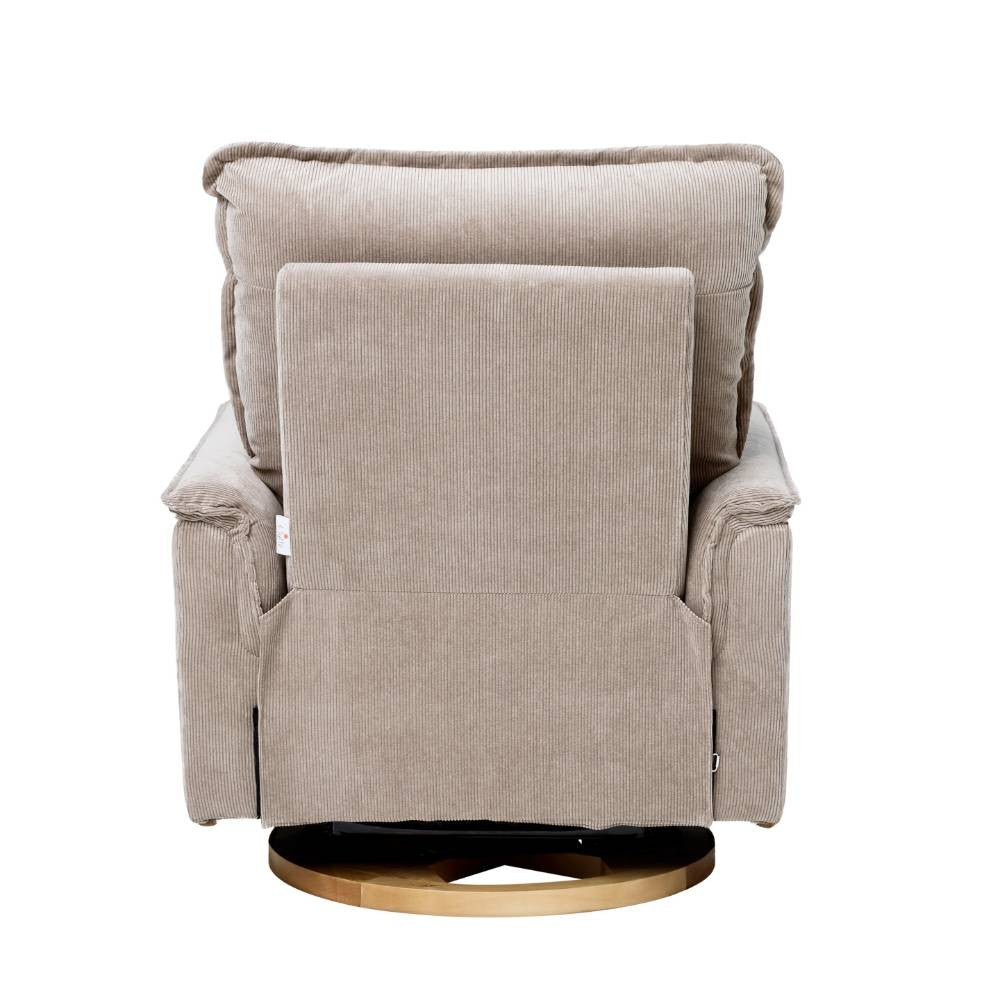 Il Tutto Louie Electric Recliner Chair - Taupe Corduroy