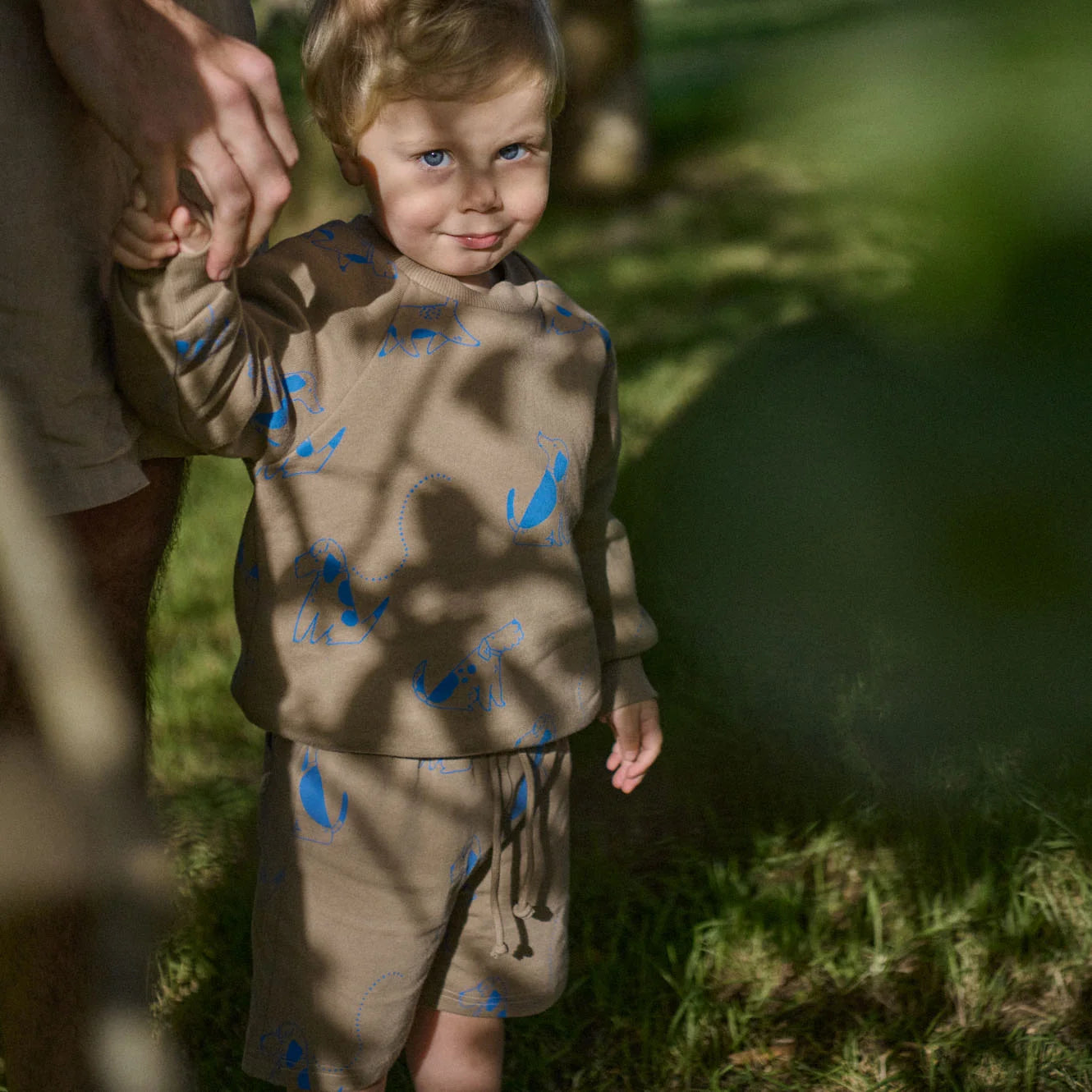 nature baby emerson sweater dog walk