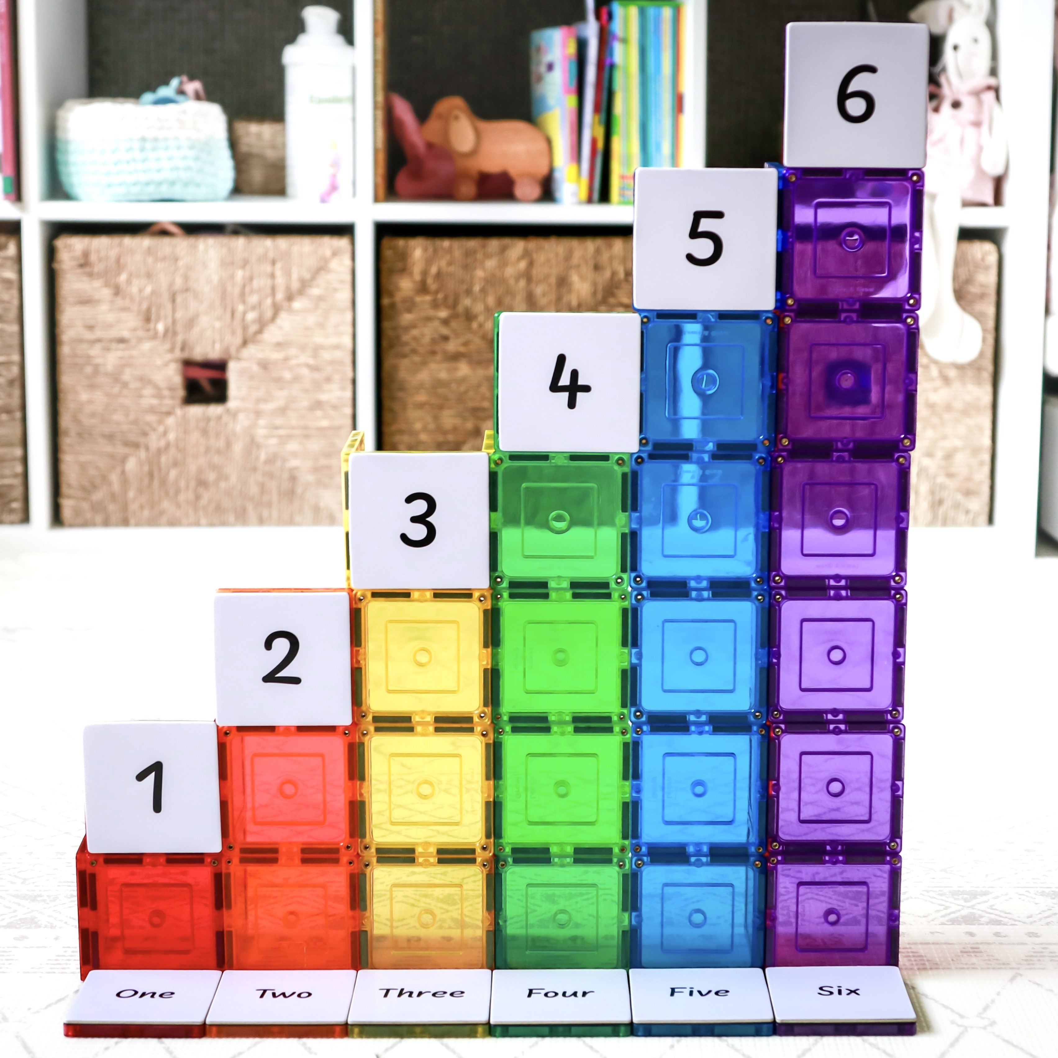 Award-winning Numbers Pack magnetic tile toppers
