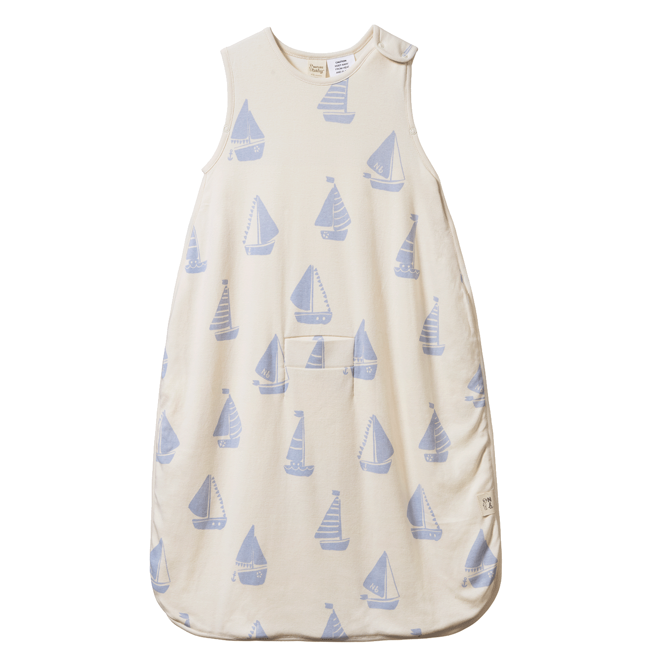 Nature Baby Merino Cotton Sleep Gown Regatta