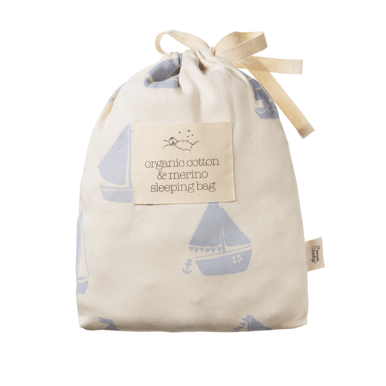 Nature Baby Merino Cotton Sleep Gown Regatta