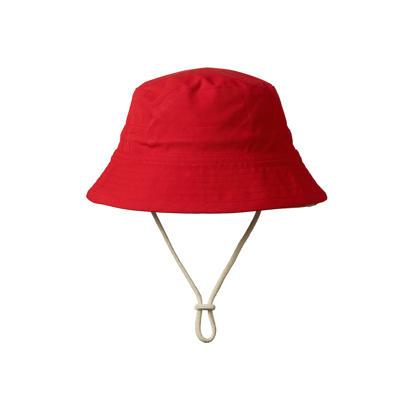 Nature Baby Bucket Sunhat in Red, front view