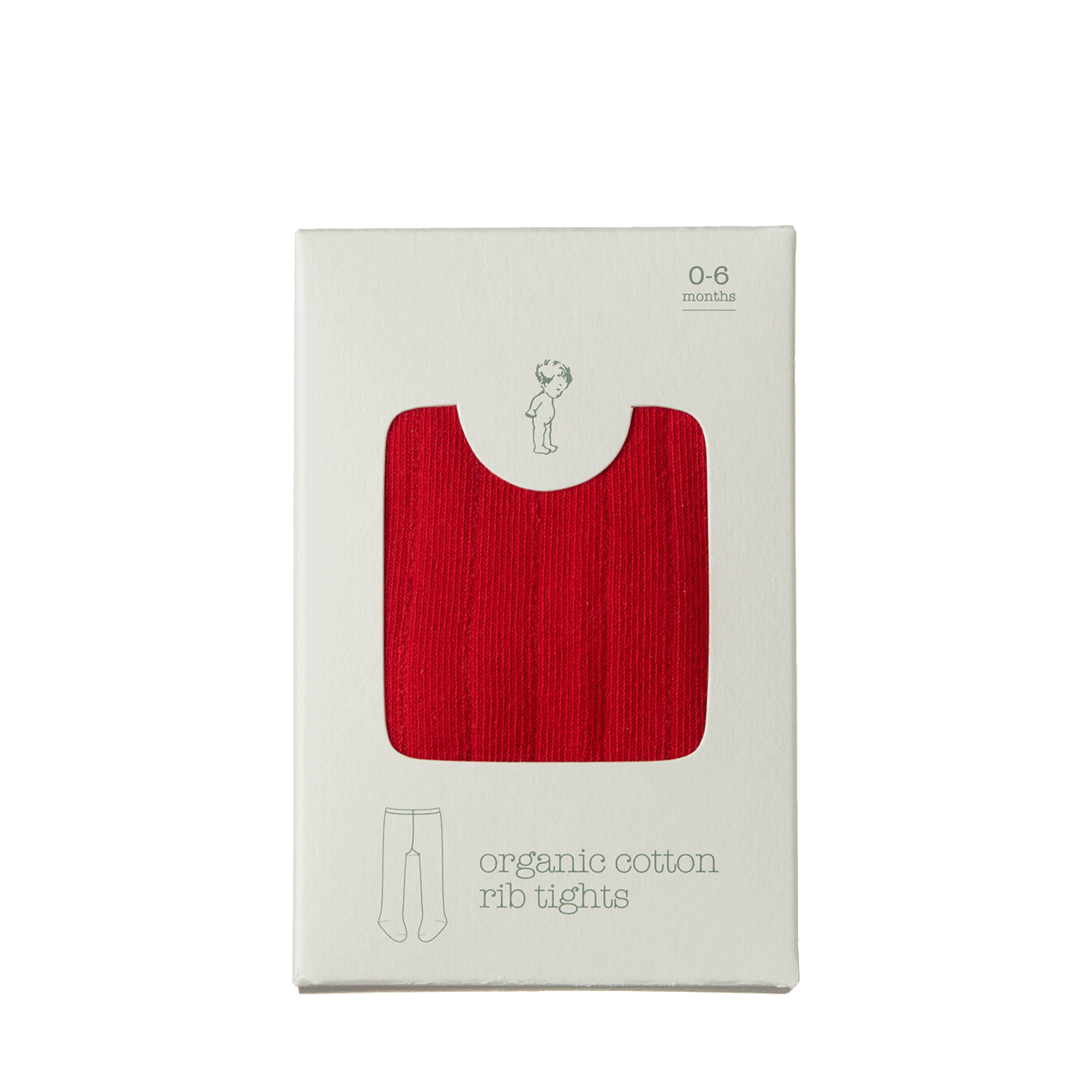 nature baby organic rib tights