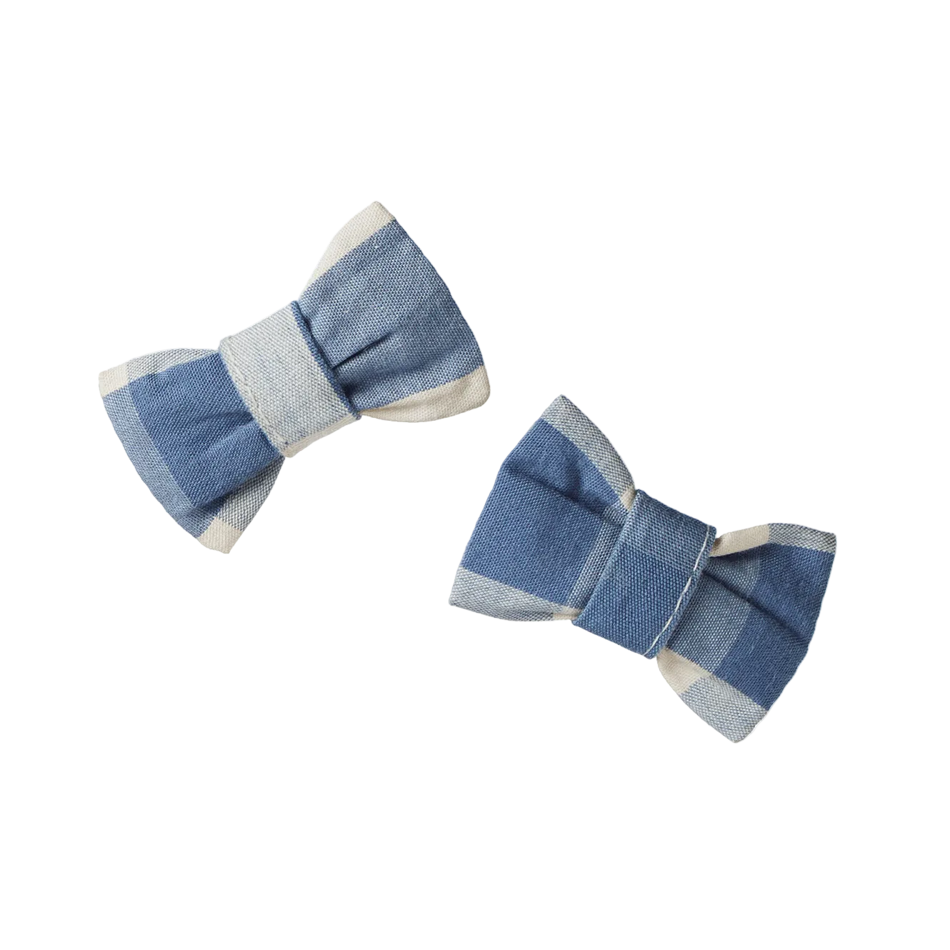 nature baby gingham hair clip