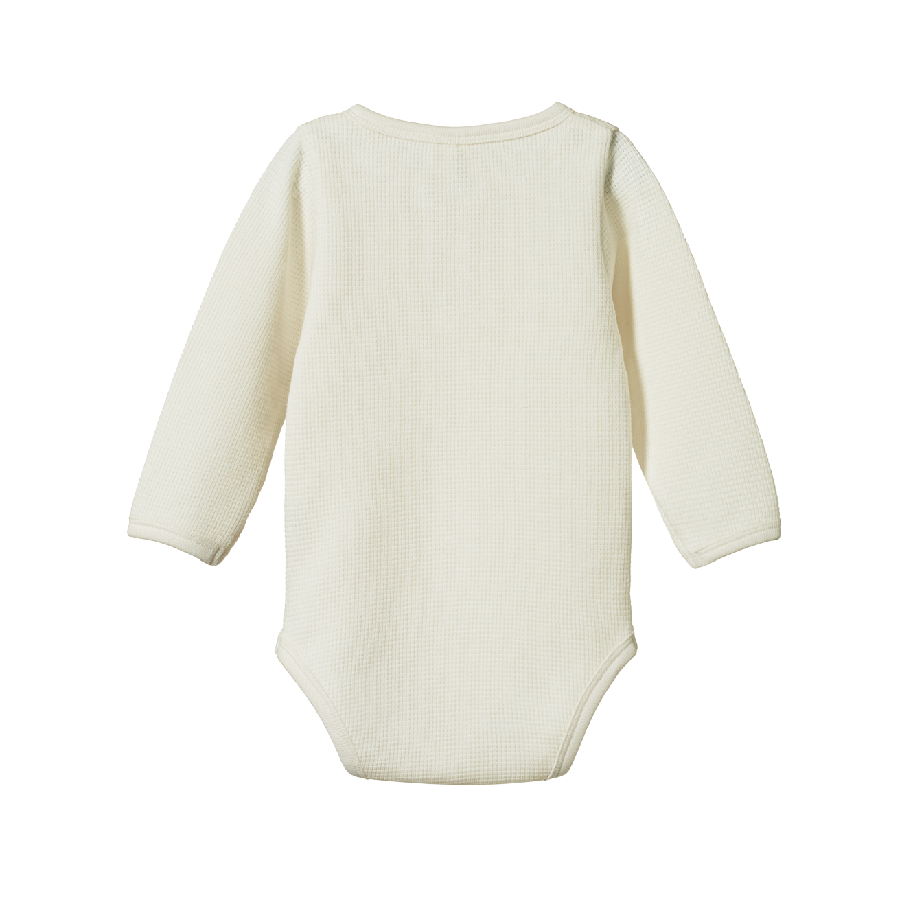 Nature Baby Henley Long Sleeve Waffle Bodysuit