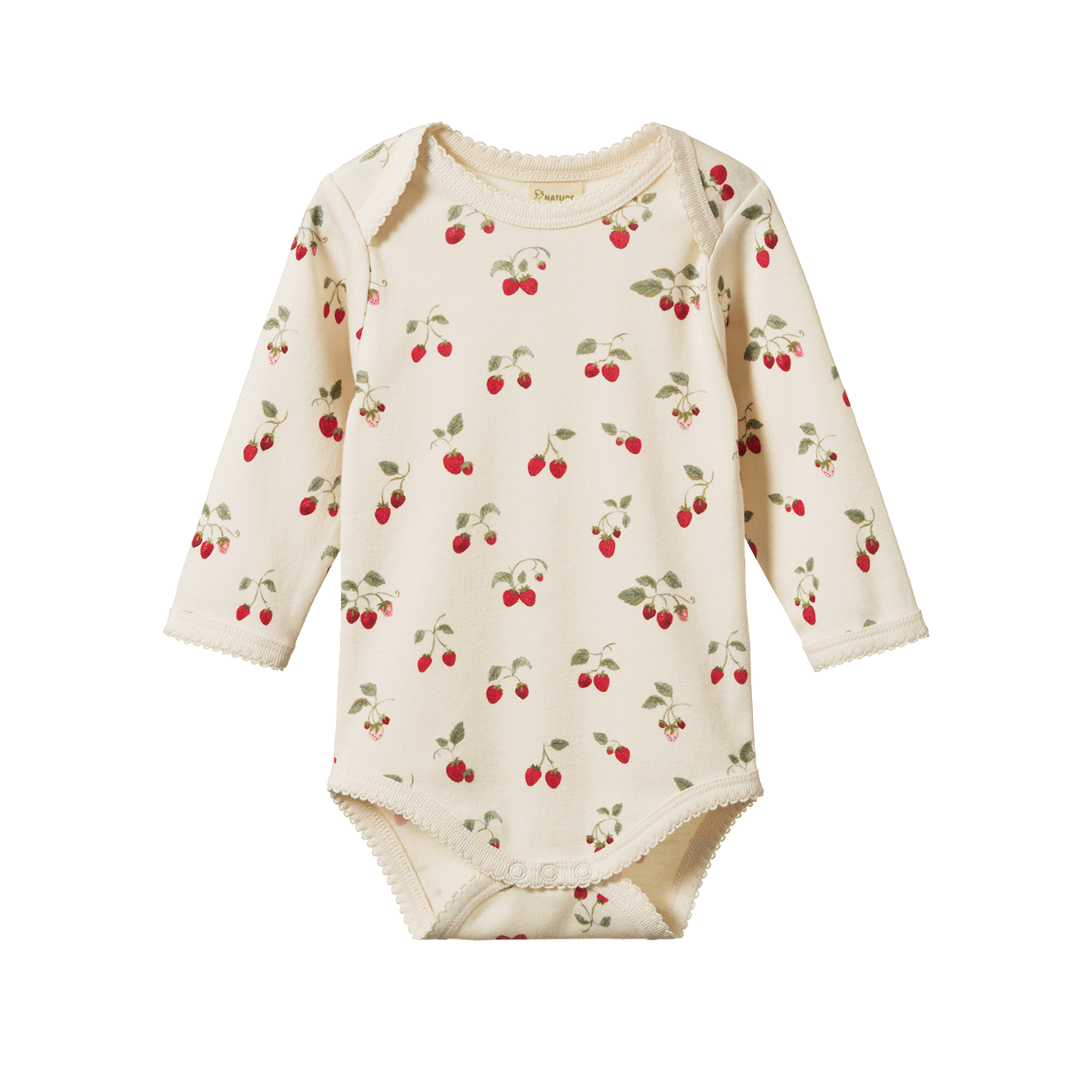 strawberry bodysuit long sleeve