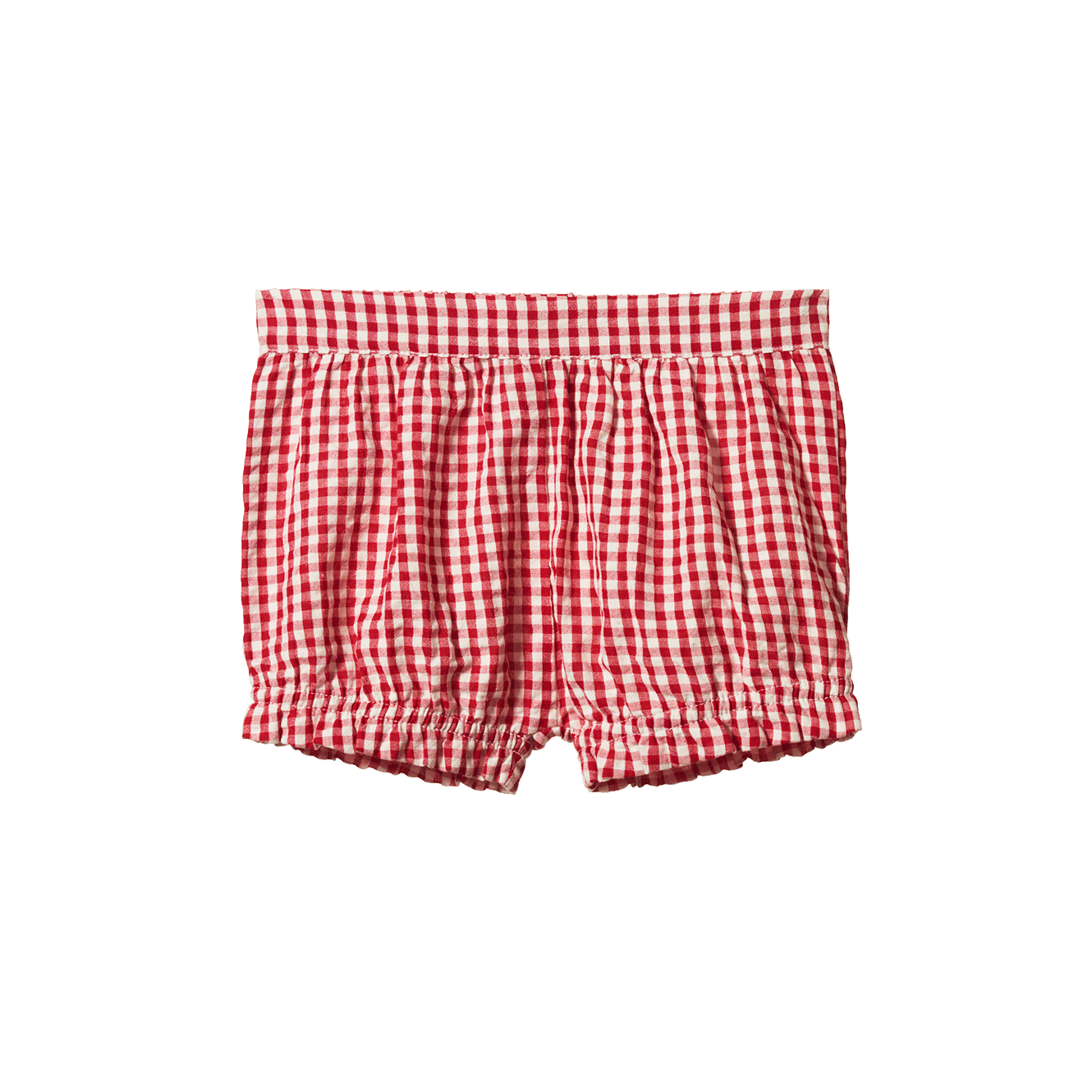 NATURE BAby betty shorts red check