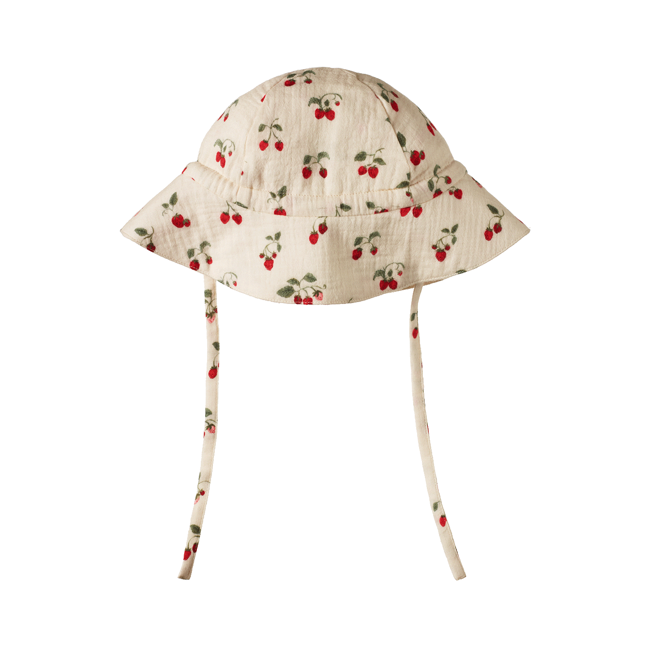 Nature baby muslin sunhat strawberry blush