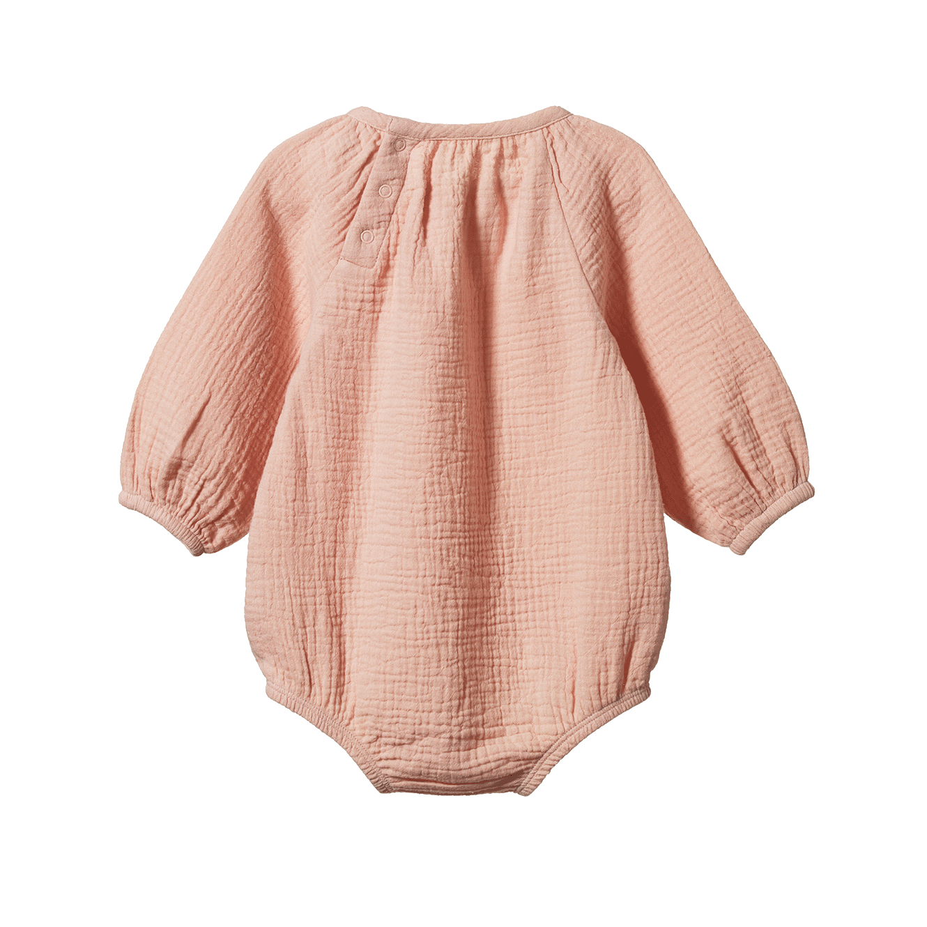 nature baby rose dust meadow bodysuit
