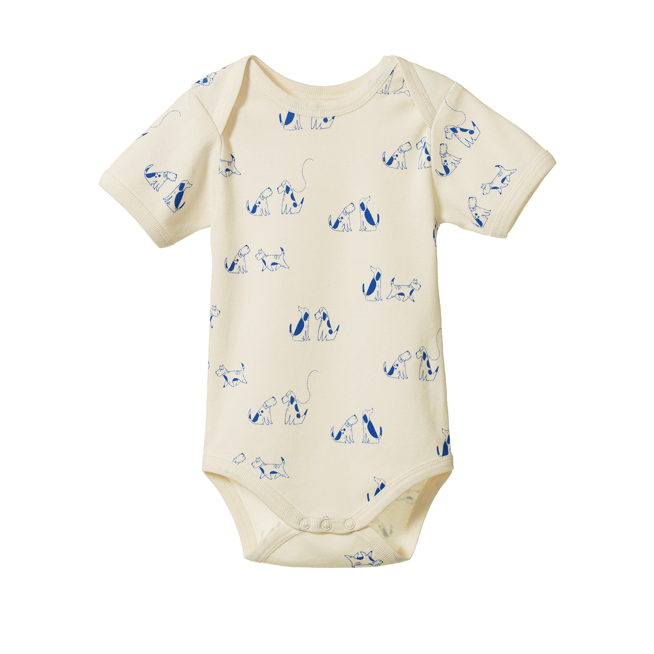 Short Sleeve Bodysuit | Dog Walk Print