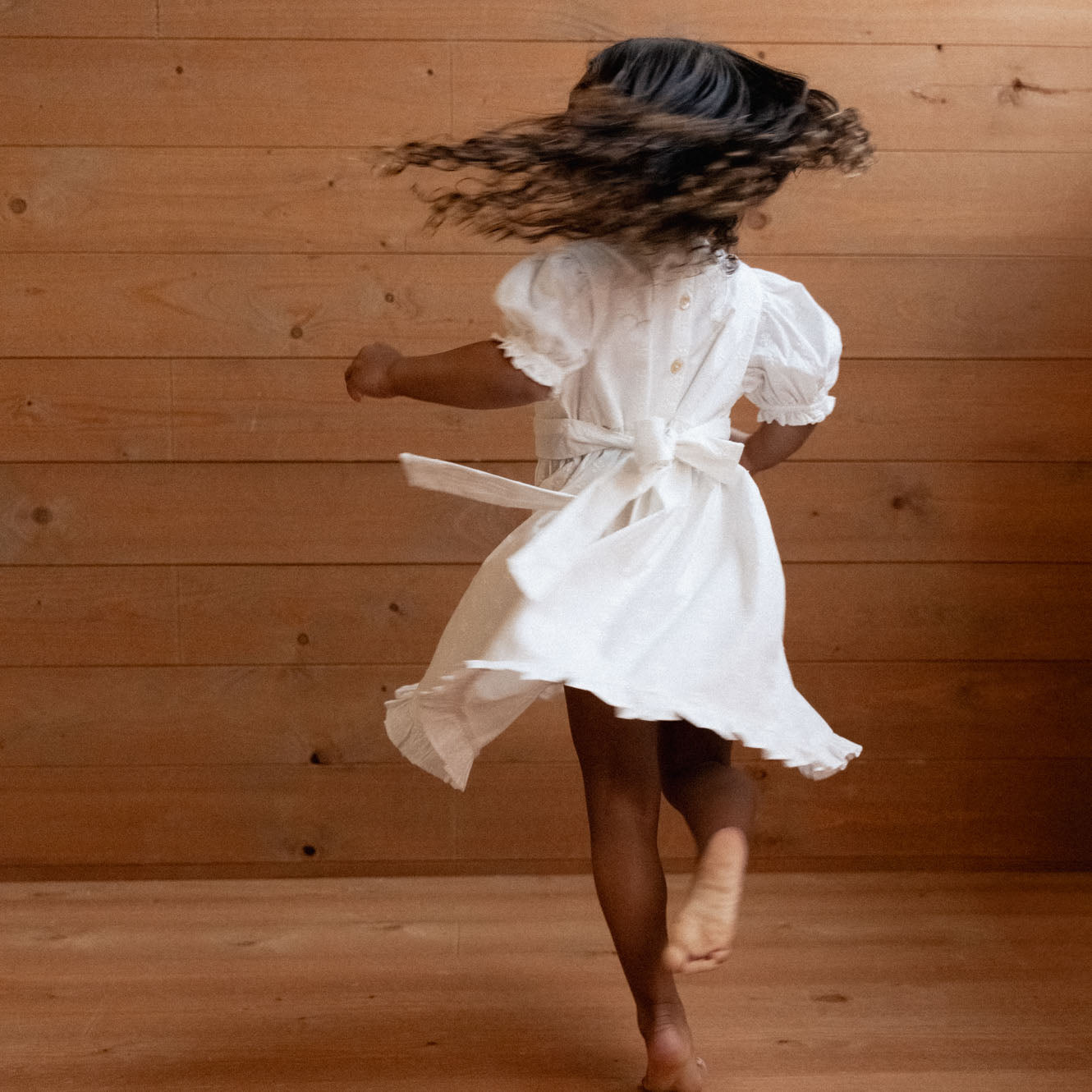 Nature baby annabelle dress ivory flora