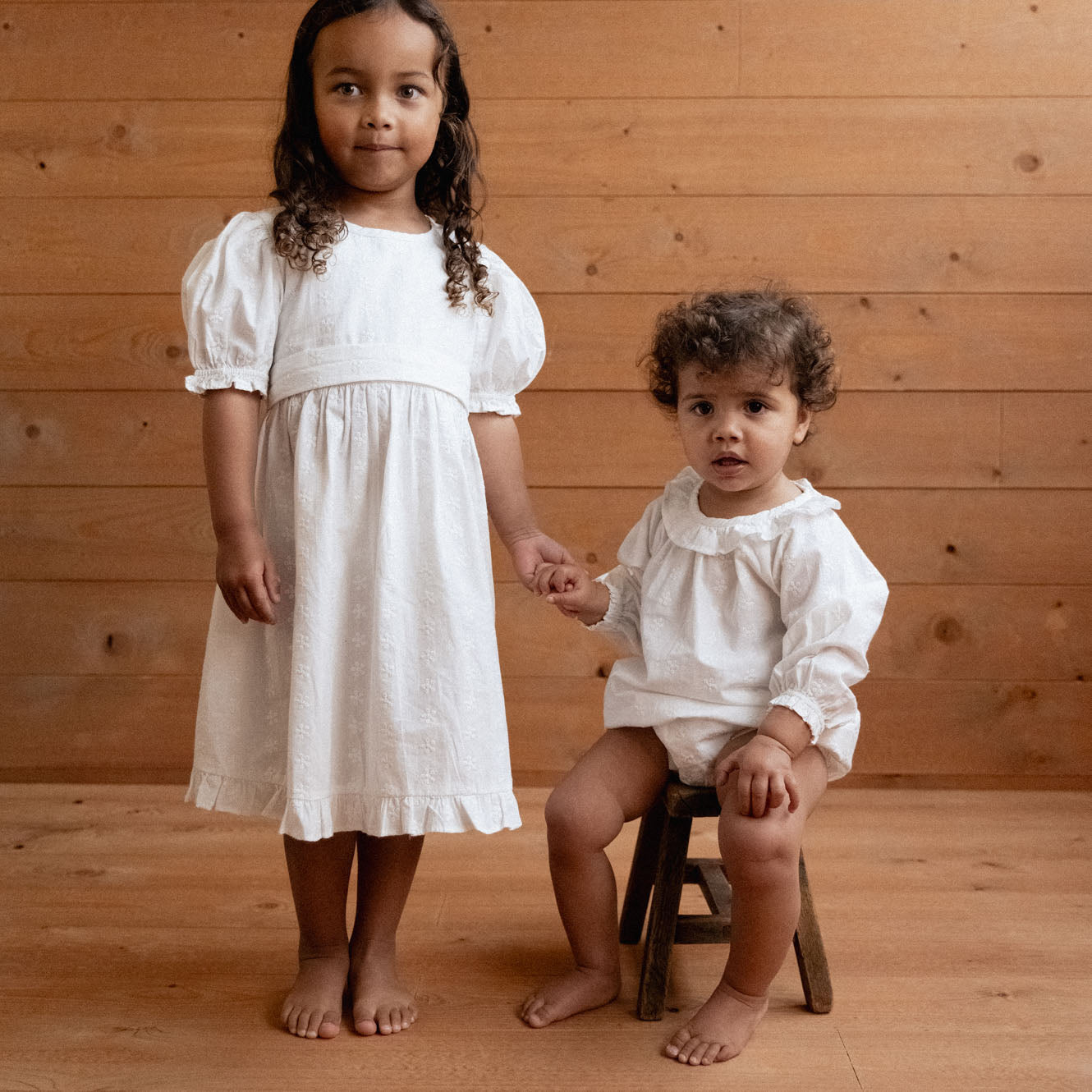 Nature baby annabelle dress ivory flora