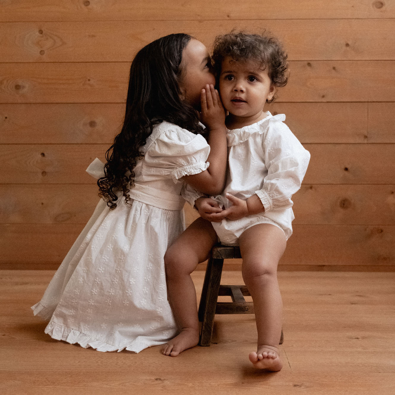 Nature baby annabelle dress ivory flora