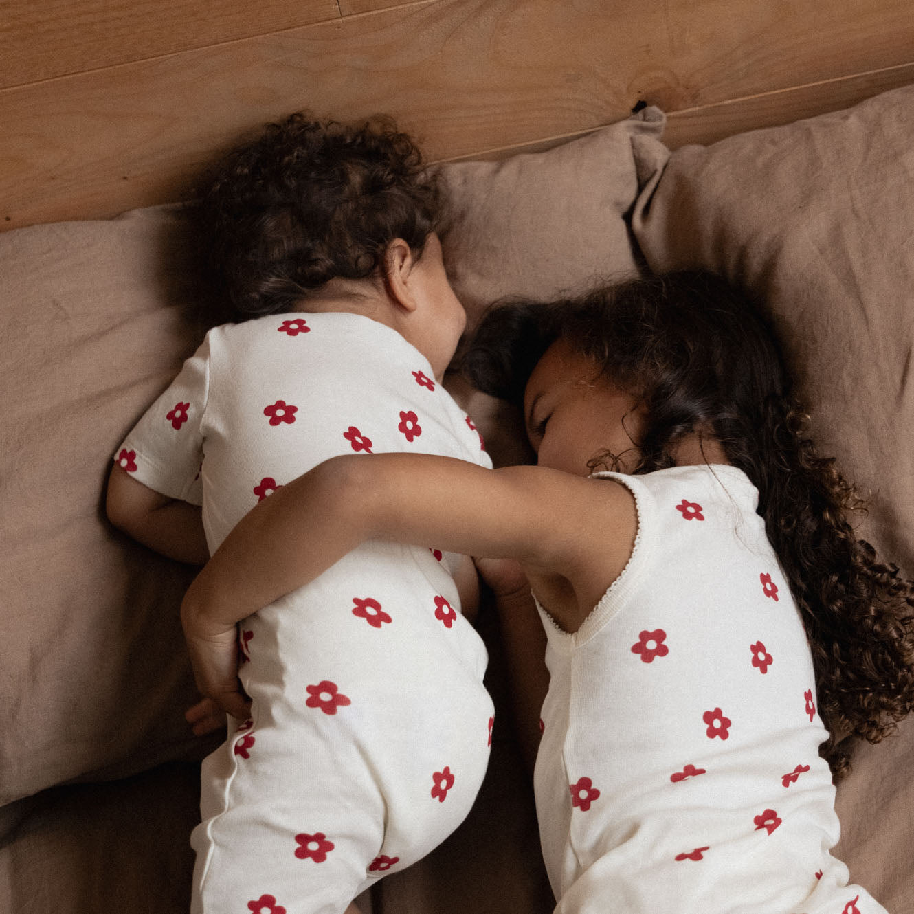 NATURE BABY sleepy suit flora red