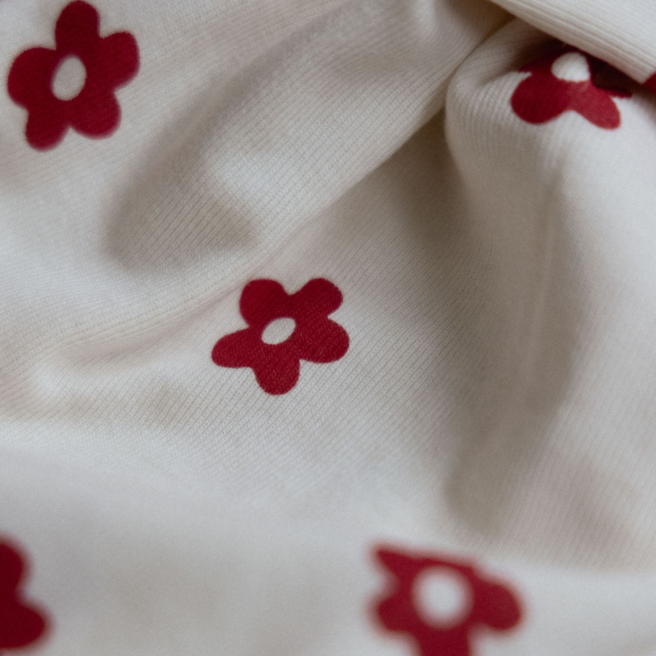 NATURE BABY sleepy suit flora red