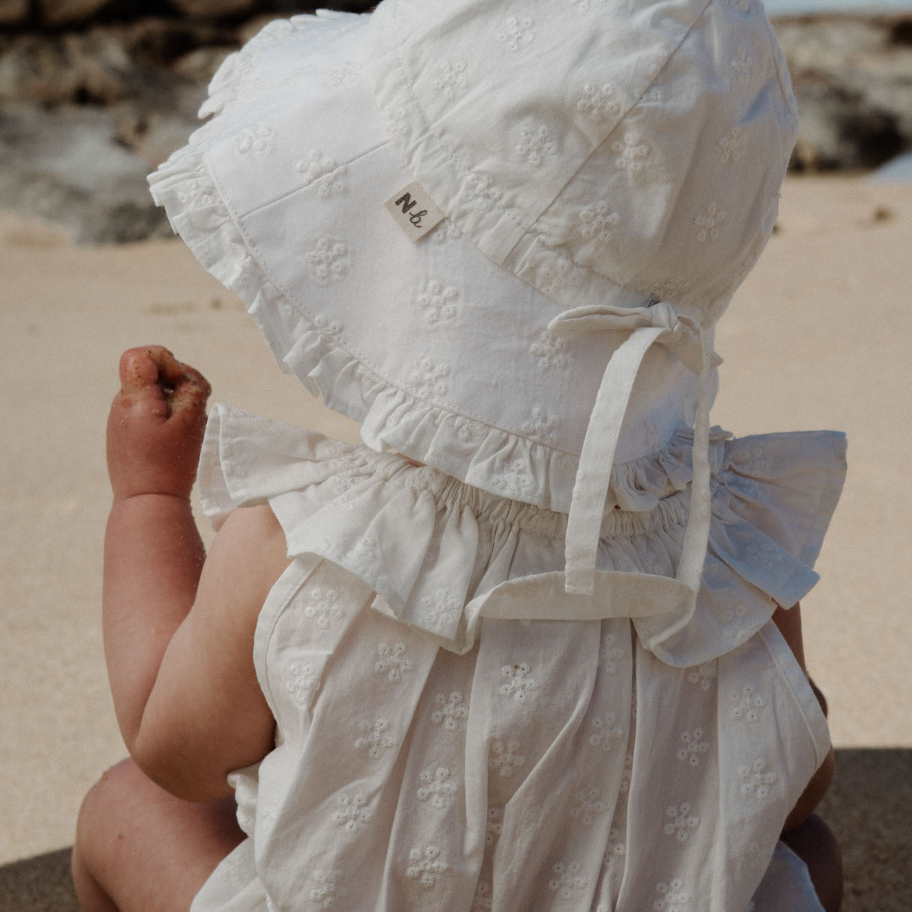 Ivory Flora Annabelle Sunhat