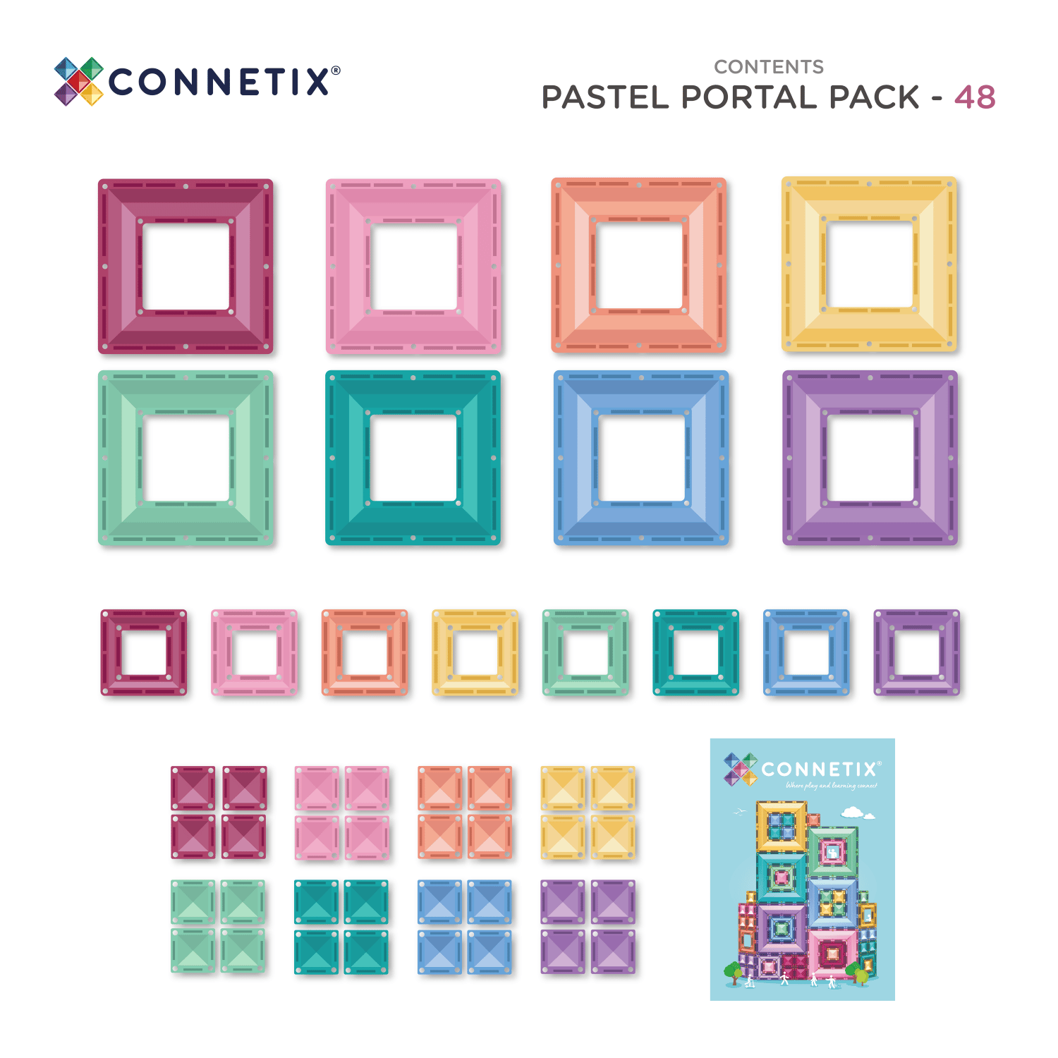 connetix pastel portals
