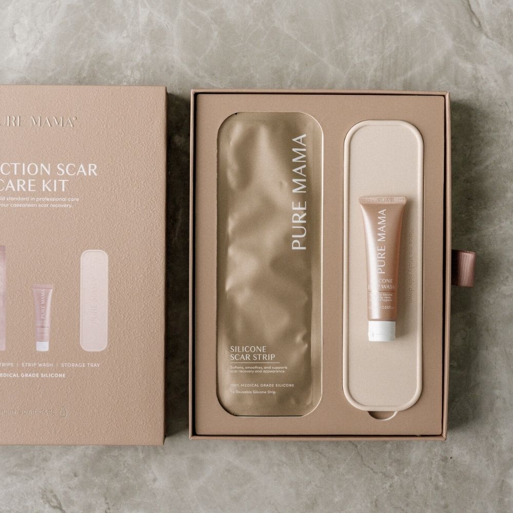 pure mama c-section scar care kit