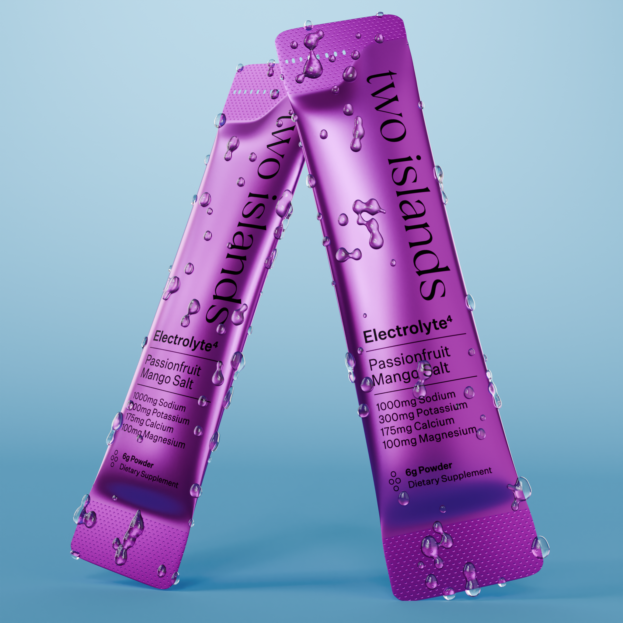 Two islands passionfruit mango electrolyte