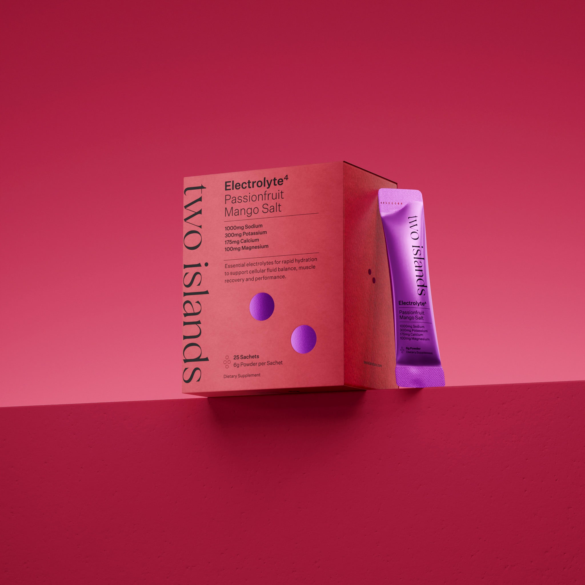 Two islands passionfruit mango electrolyte