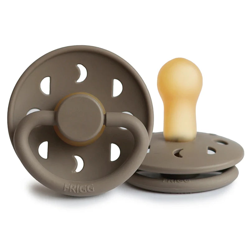 frigg moon phase pacifier in portobello