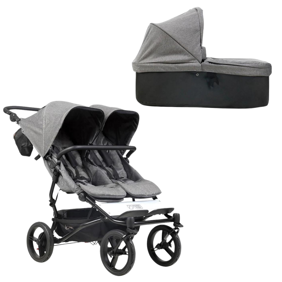 mountain buggy duet & carrycot bundle
