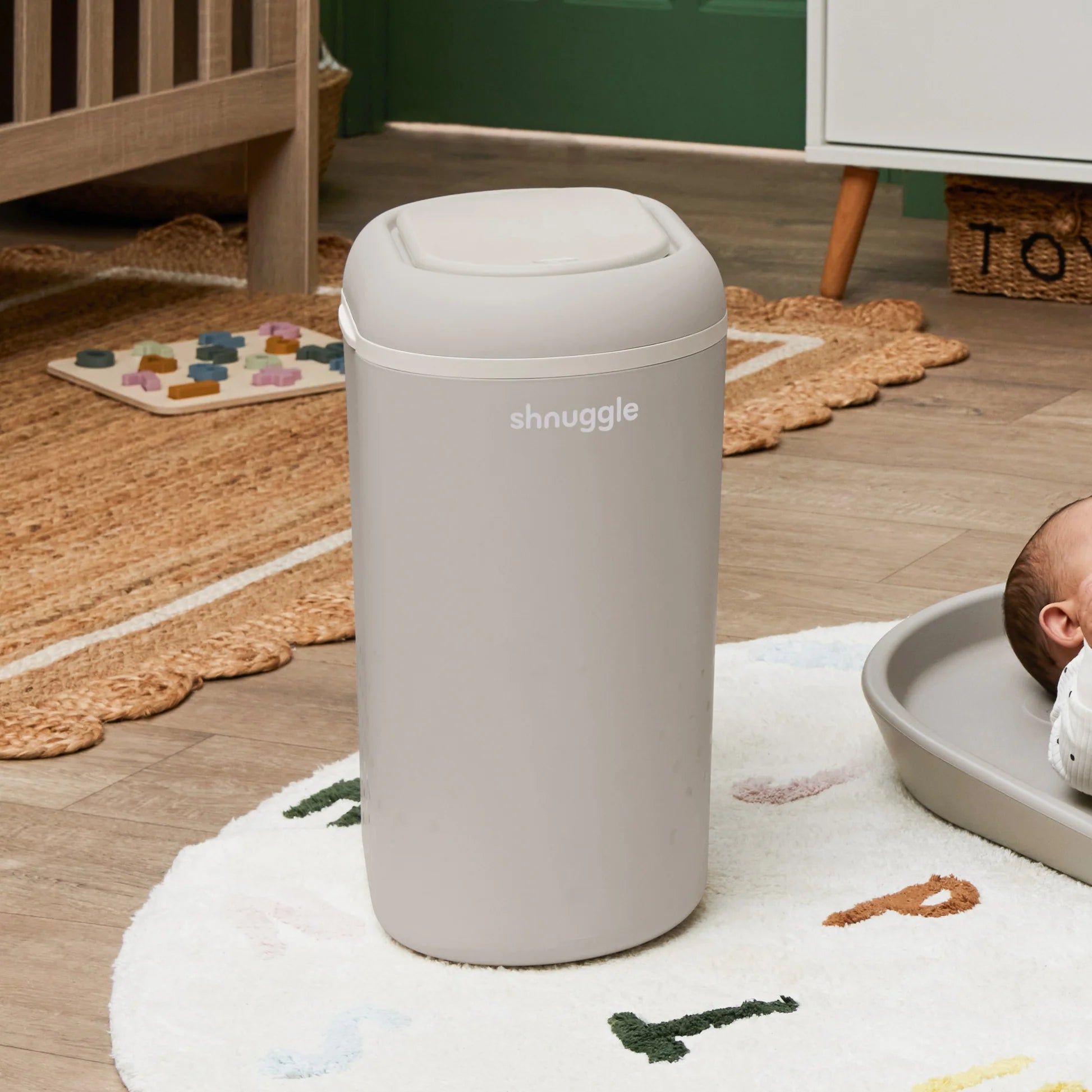 Shnuggle Eco Touch Nappy Bin
