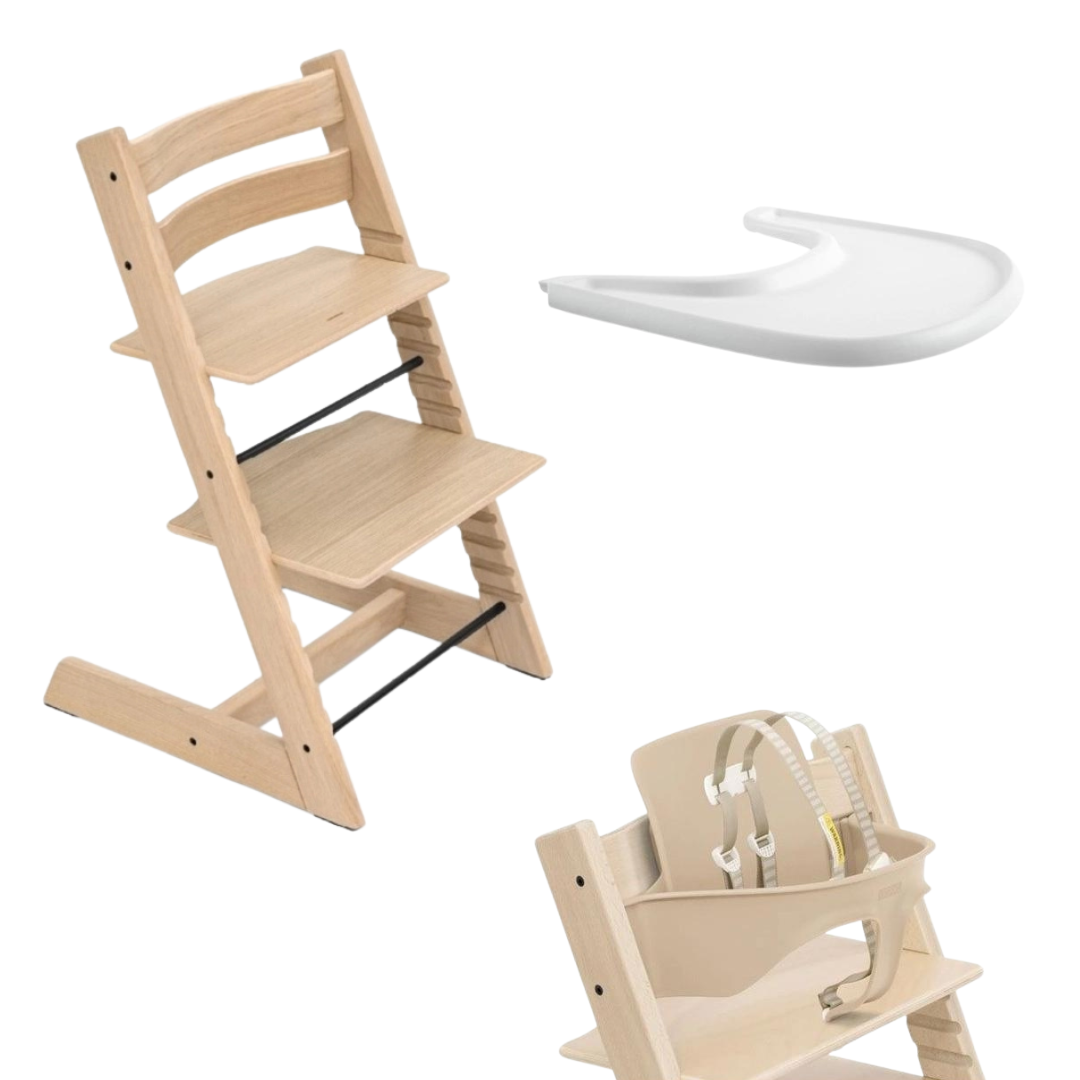 Stokke tripp trapp oak natural bundle