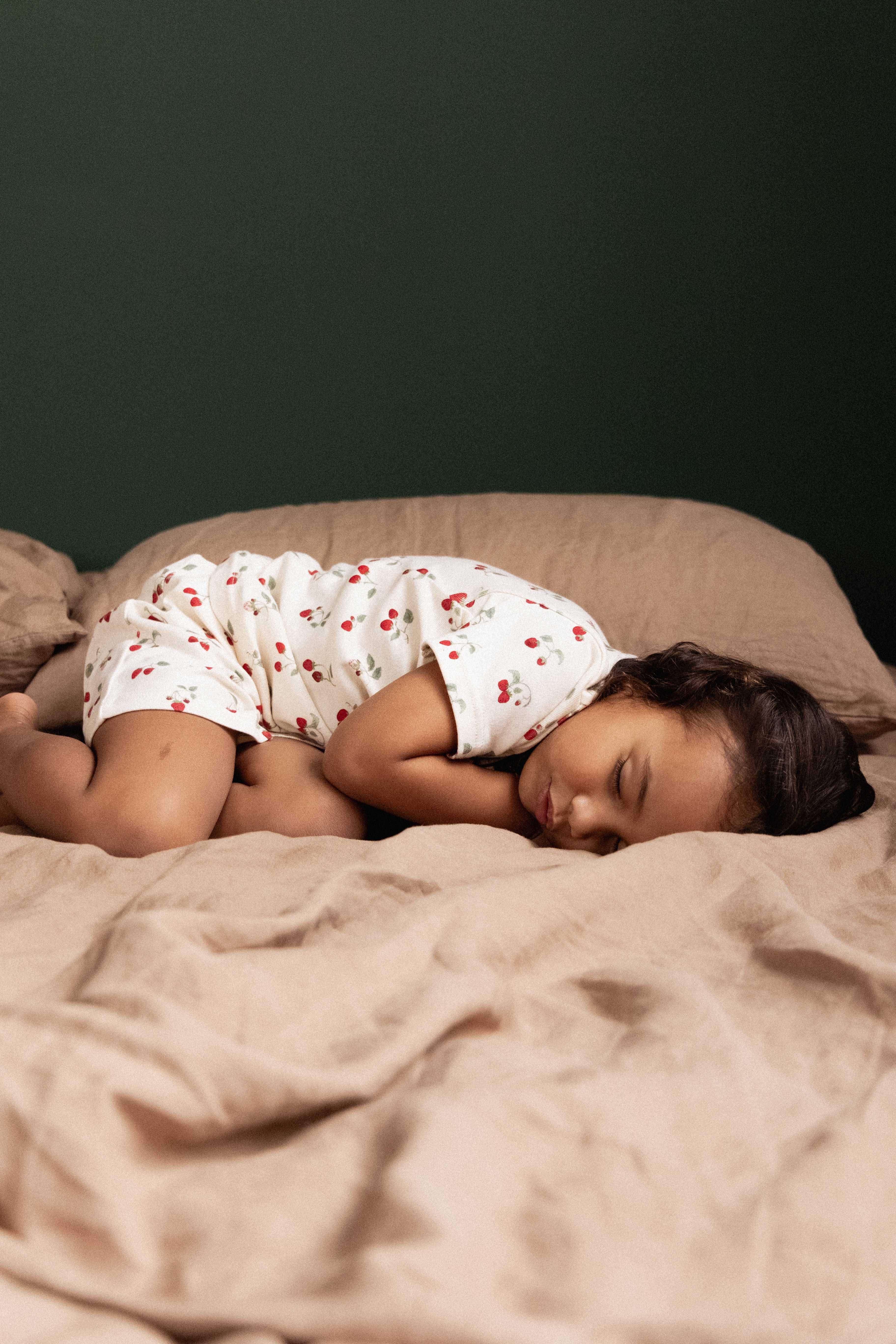 Nature baby shortie pyjamas strawberry