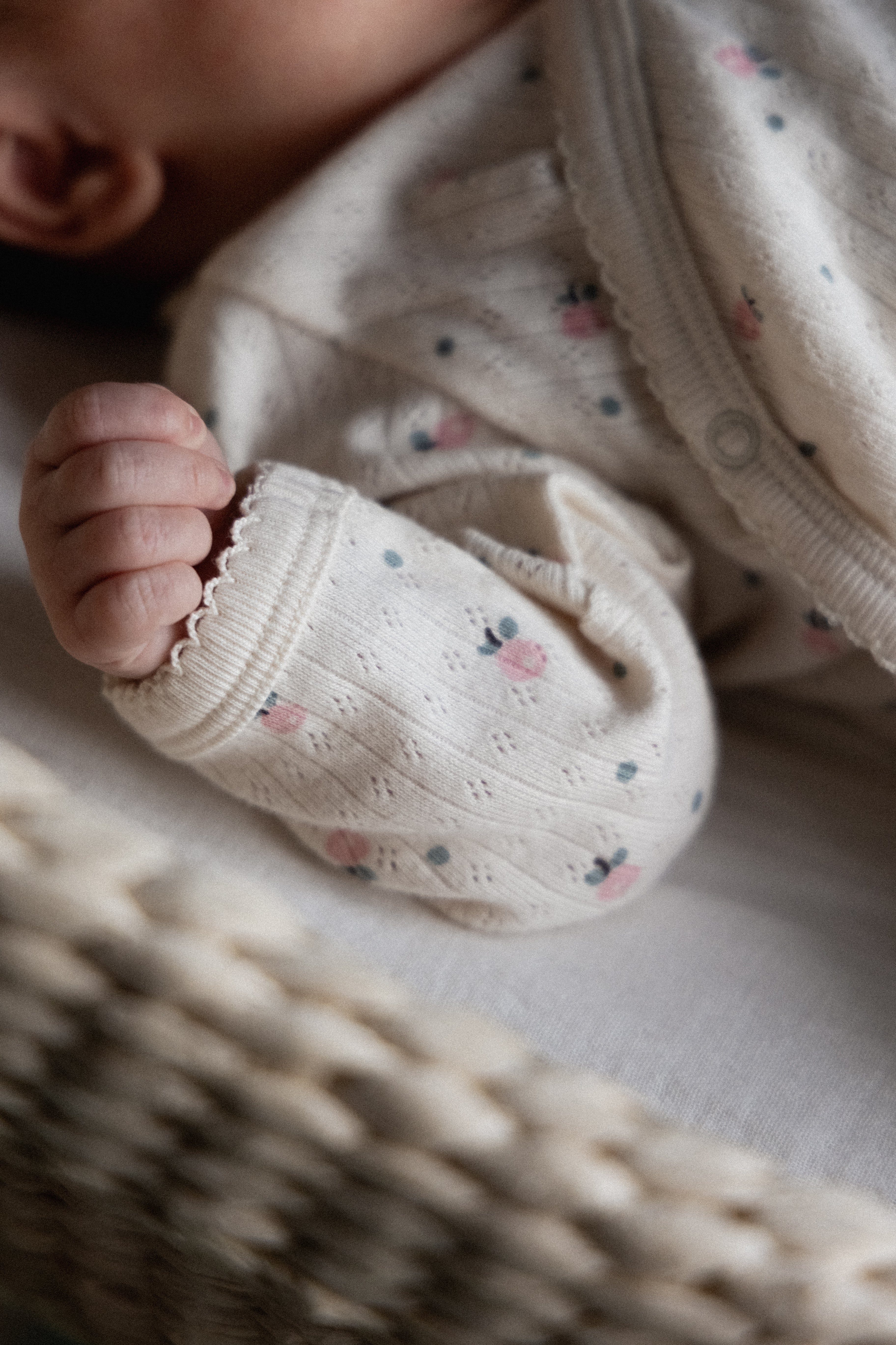 nature baby kimono bodysuit posey blossom