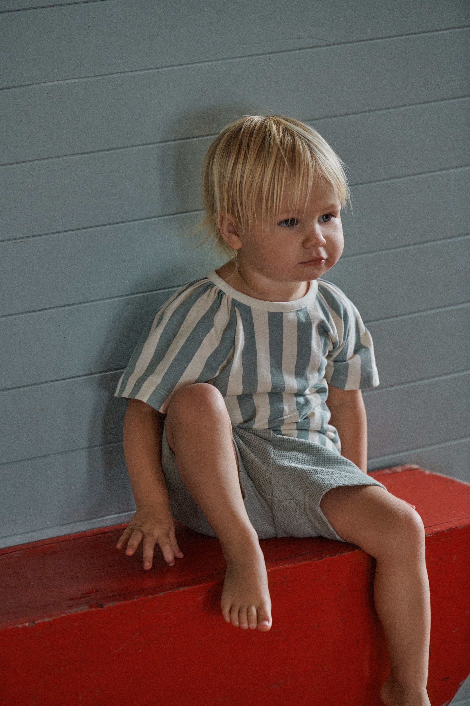 NATURE BABY faye tee star dew stripe