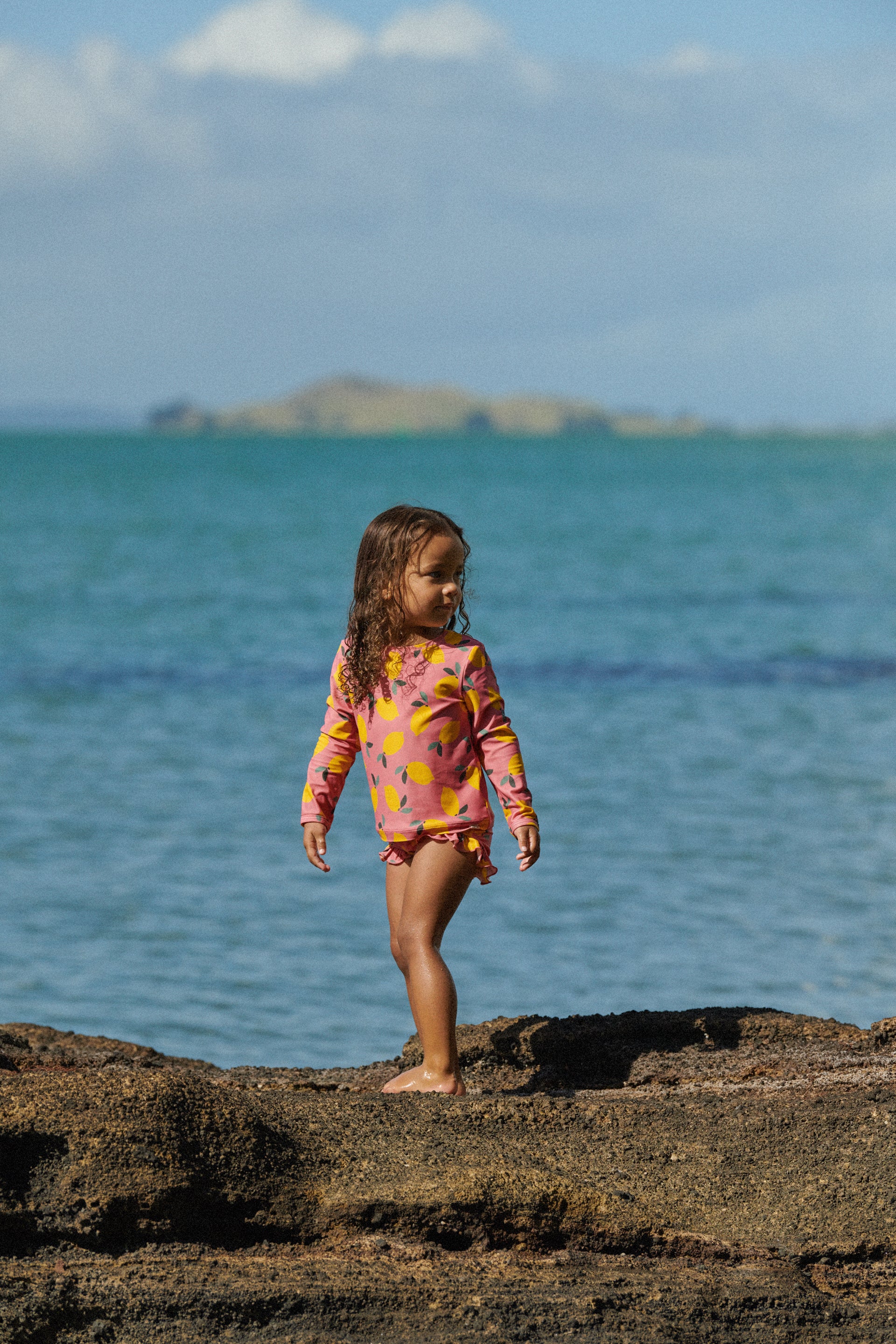 Lemmony Rose Splash Top