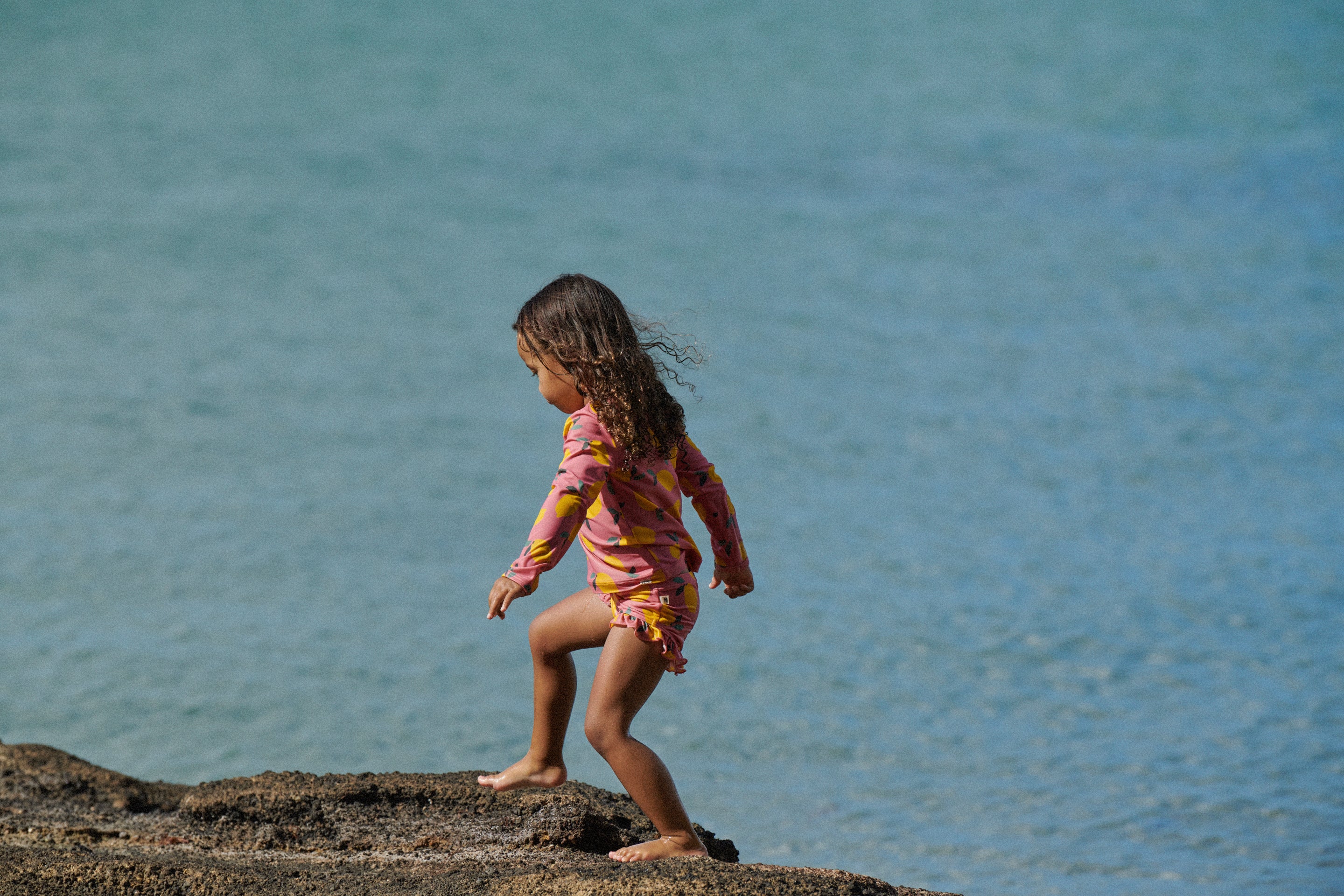 Lemmony Rose Splash Shorts