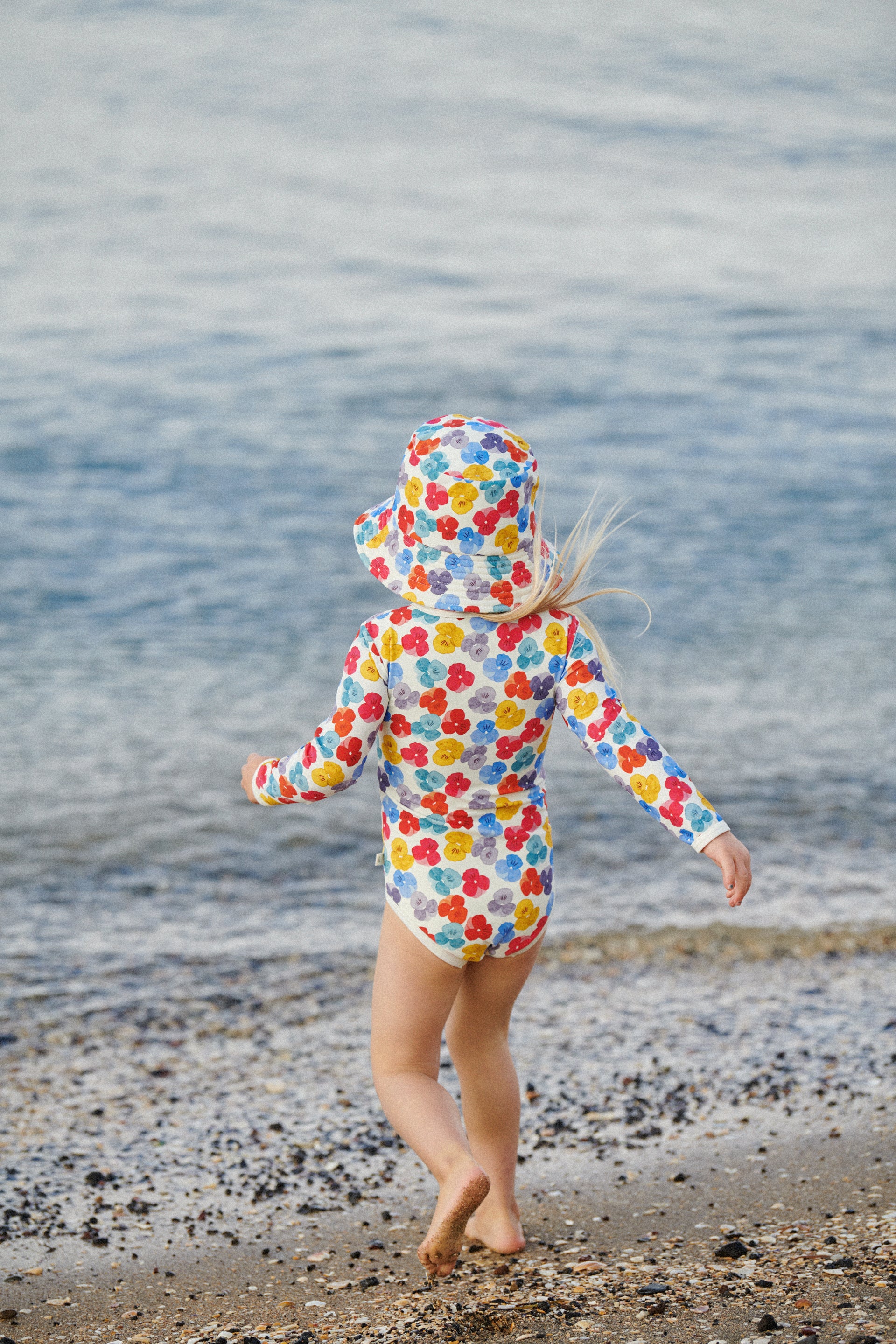 Painted Delphine Splash Hat