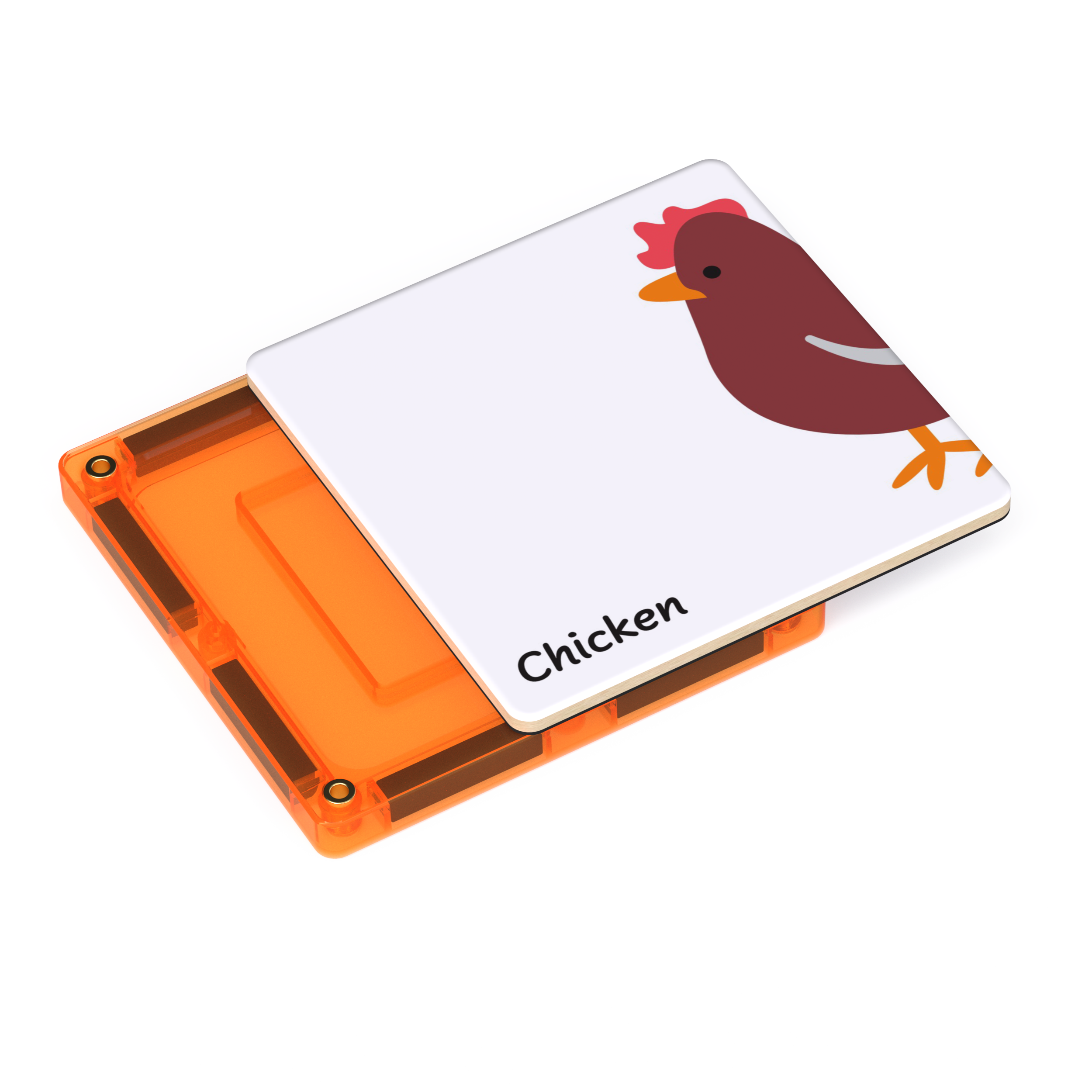 Animal Pack magnetic tile topper chicken piece