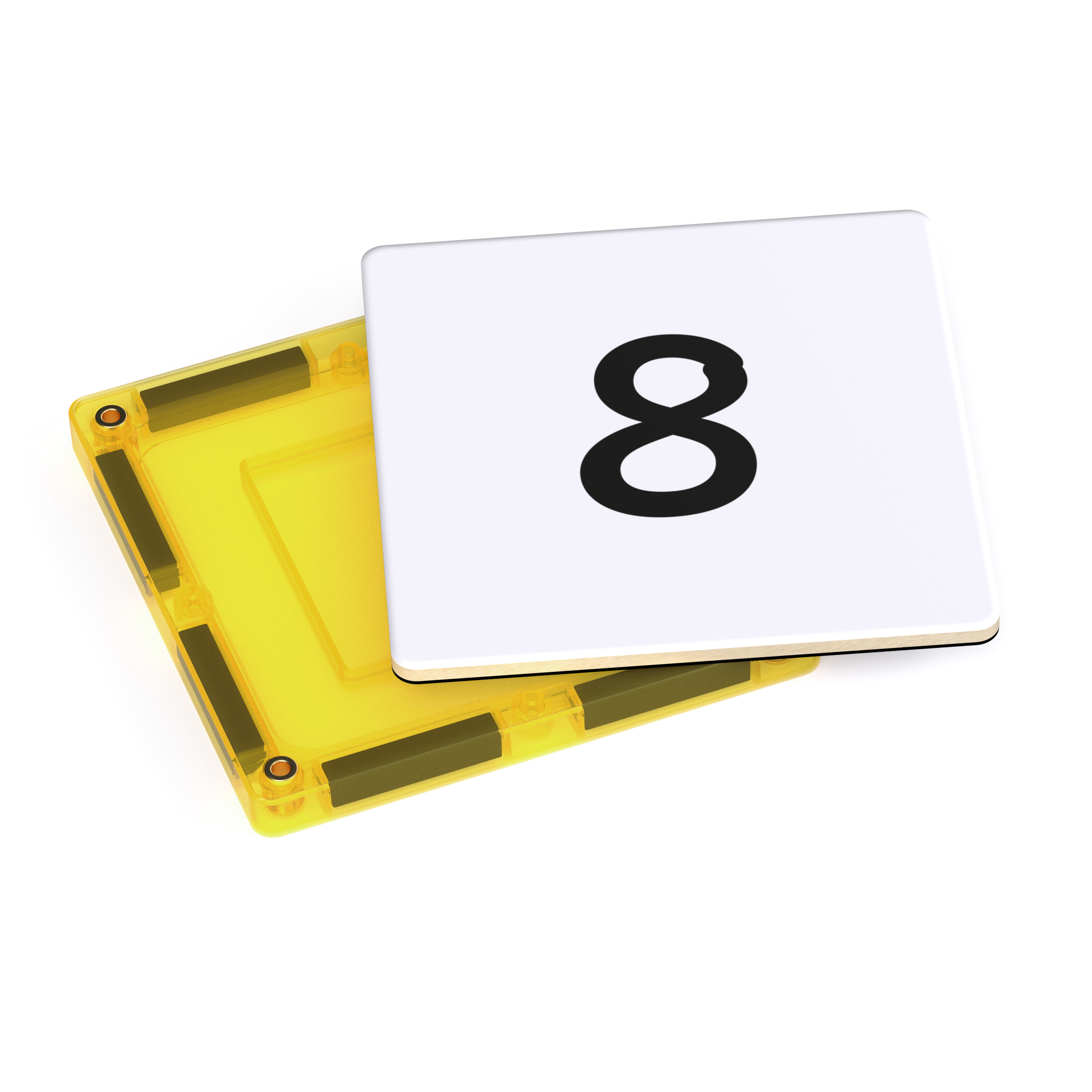 Numbers Pack magnetic tile number topper piece