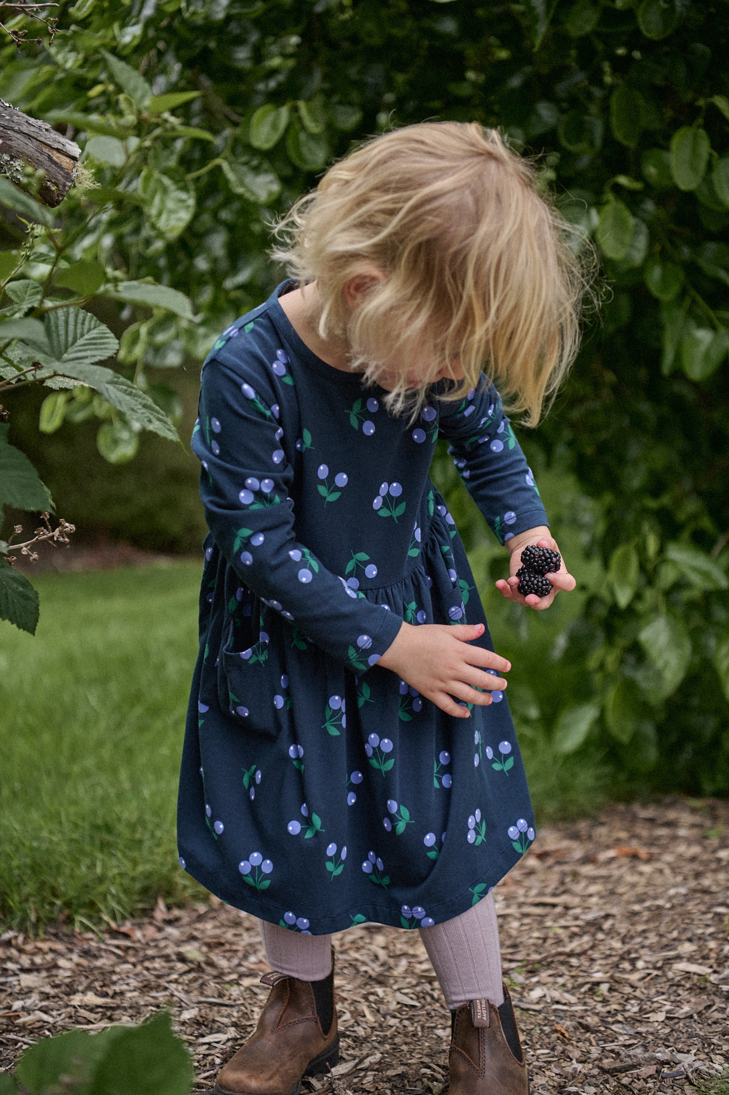 twirl dress winterberry navy