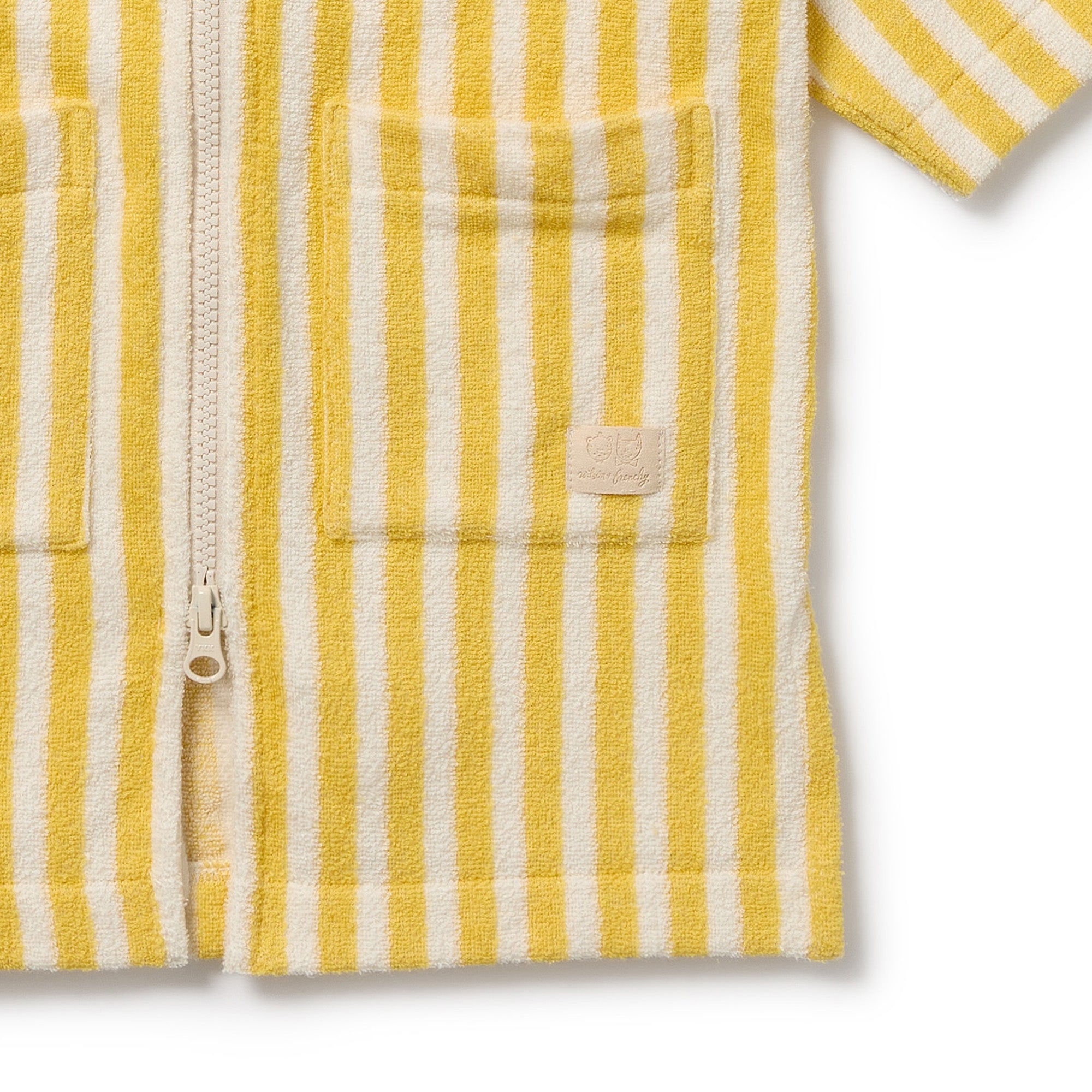 wilson and frenchy hooded zip towel honey wave