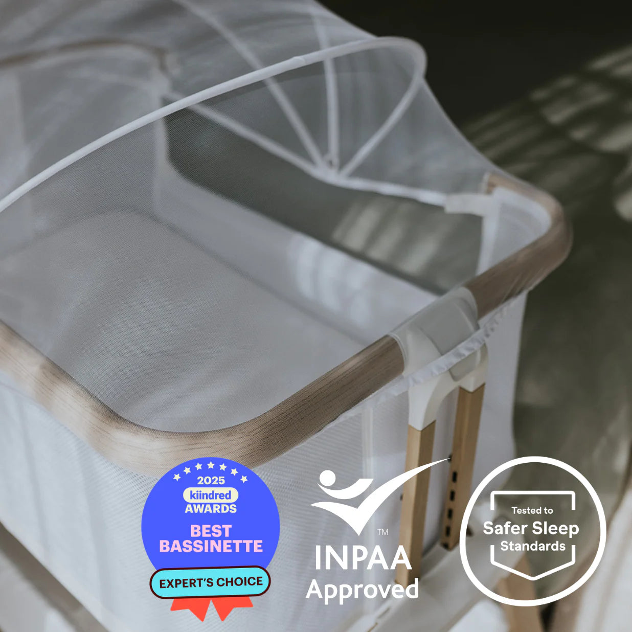 Babyrest alfie bassinet beige/natural