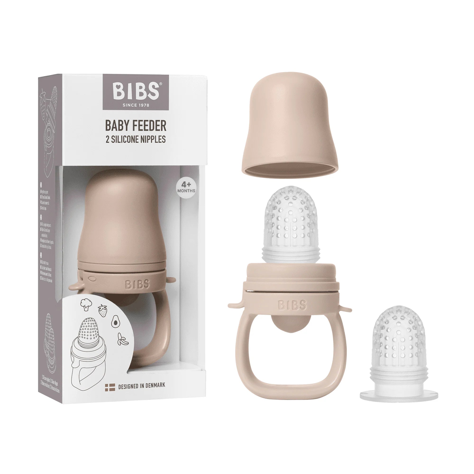 bibs baby feeder in blush