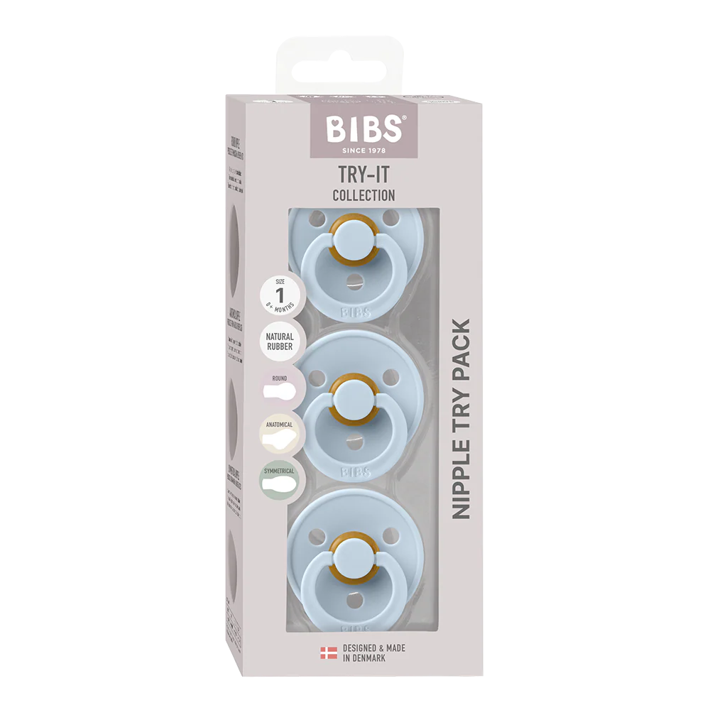 bibs try it 3 pack in baby blue