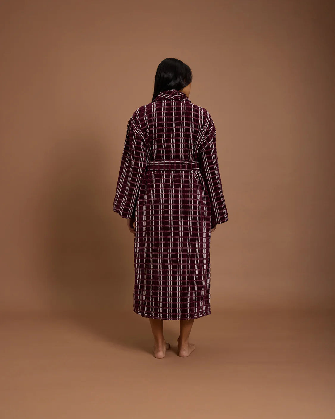 Hommey velour robe blackberry