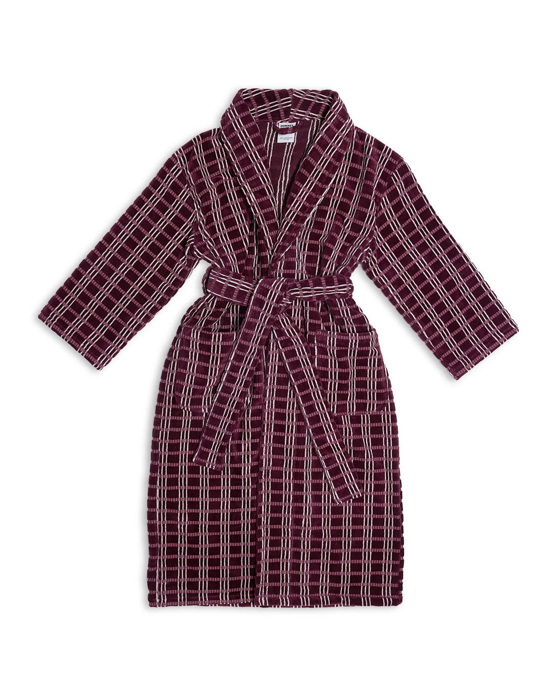 Hommey velour robe blackberry